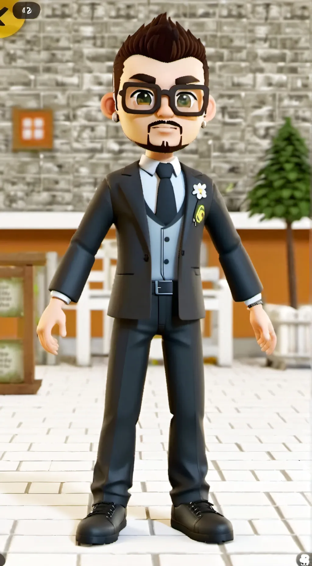 ai character: Ethan  background