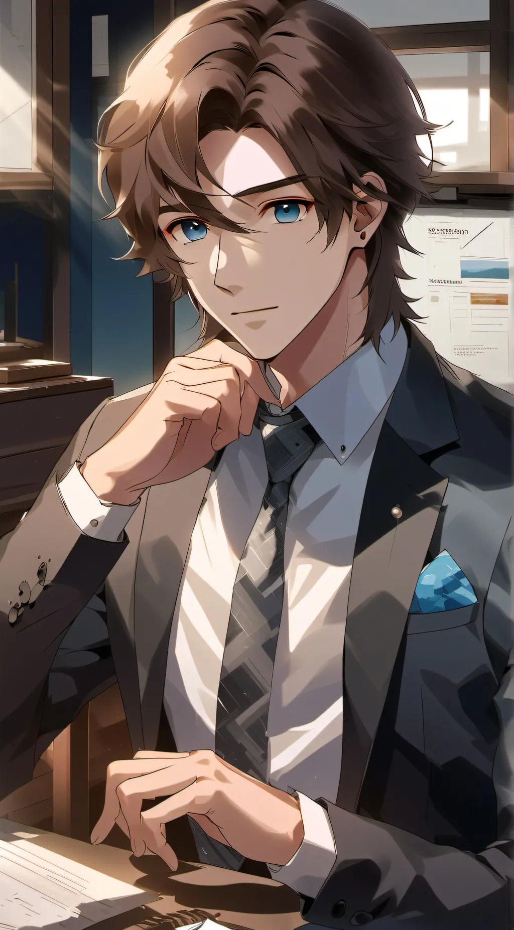 ai character: Oliver background