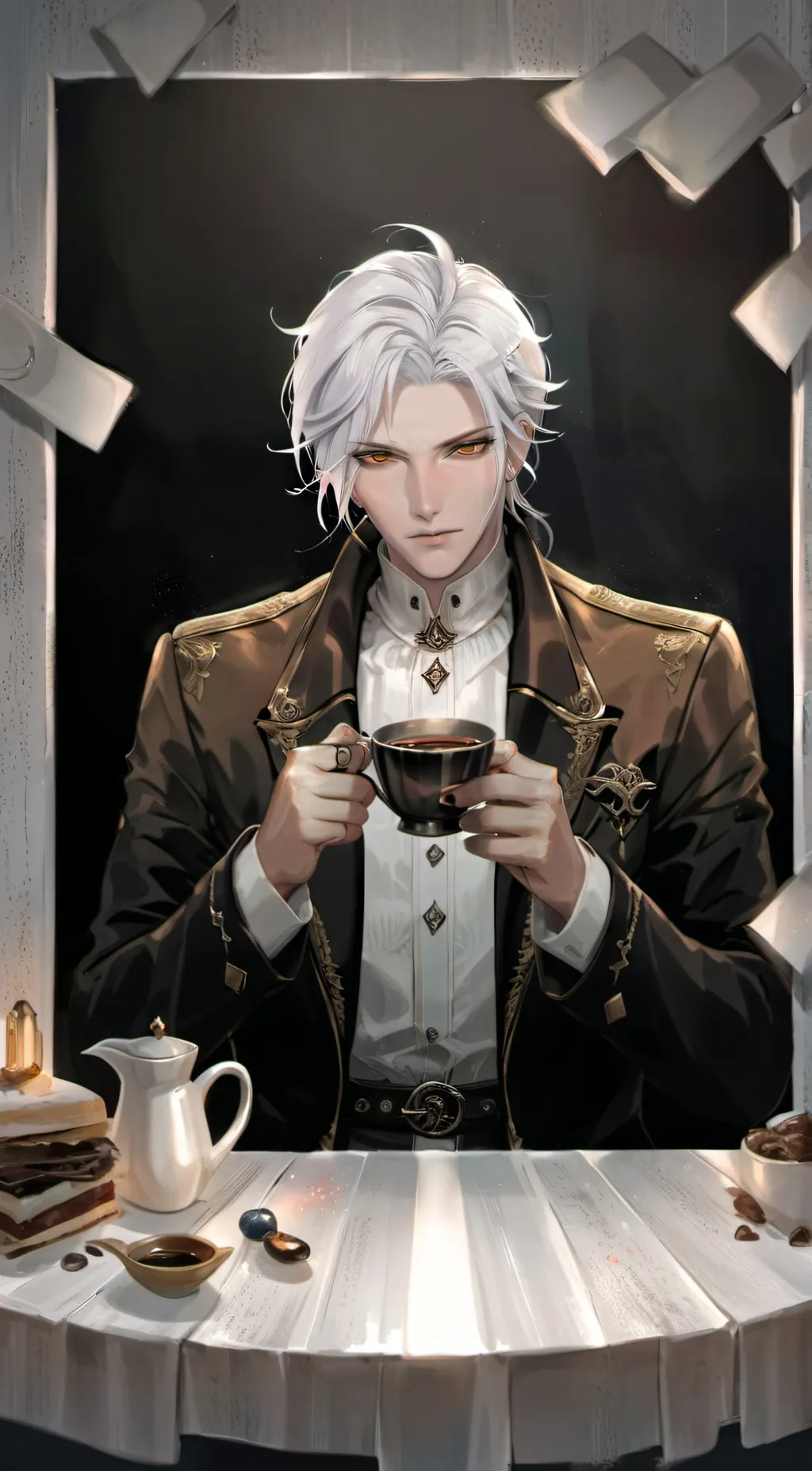 ai character: jazzy background