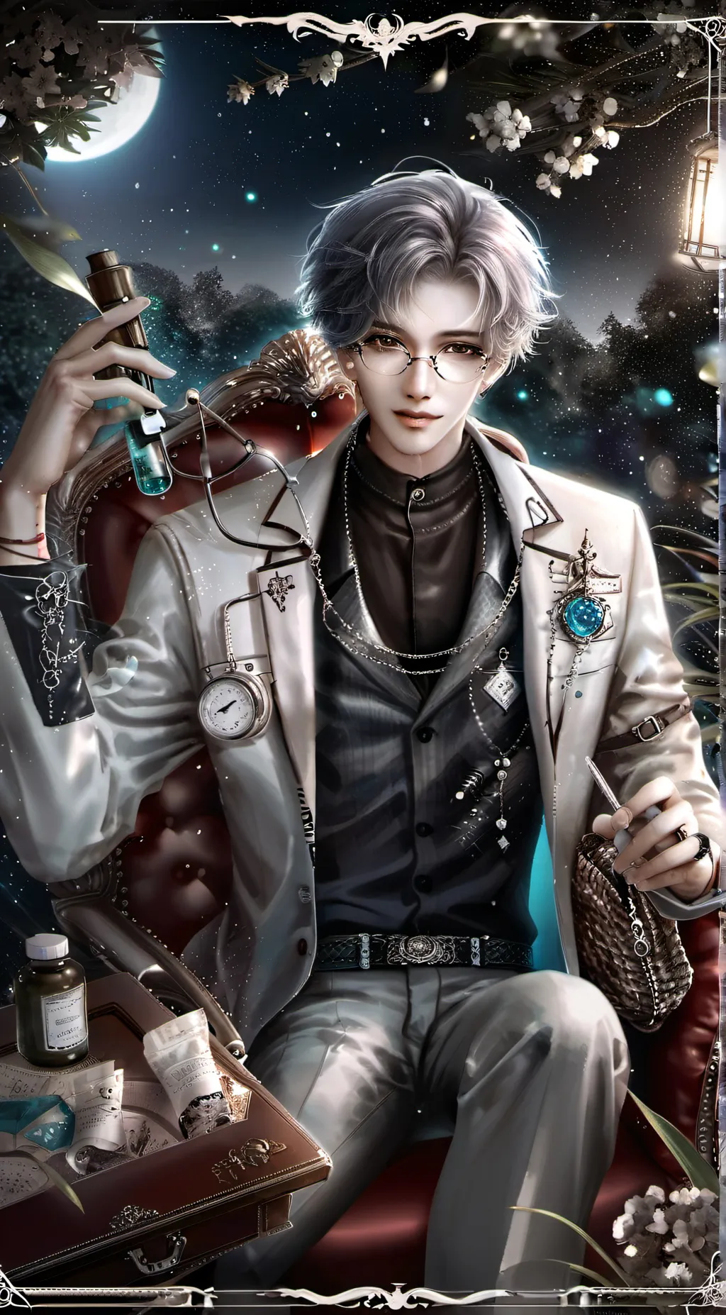 ai character: Aaron  background