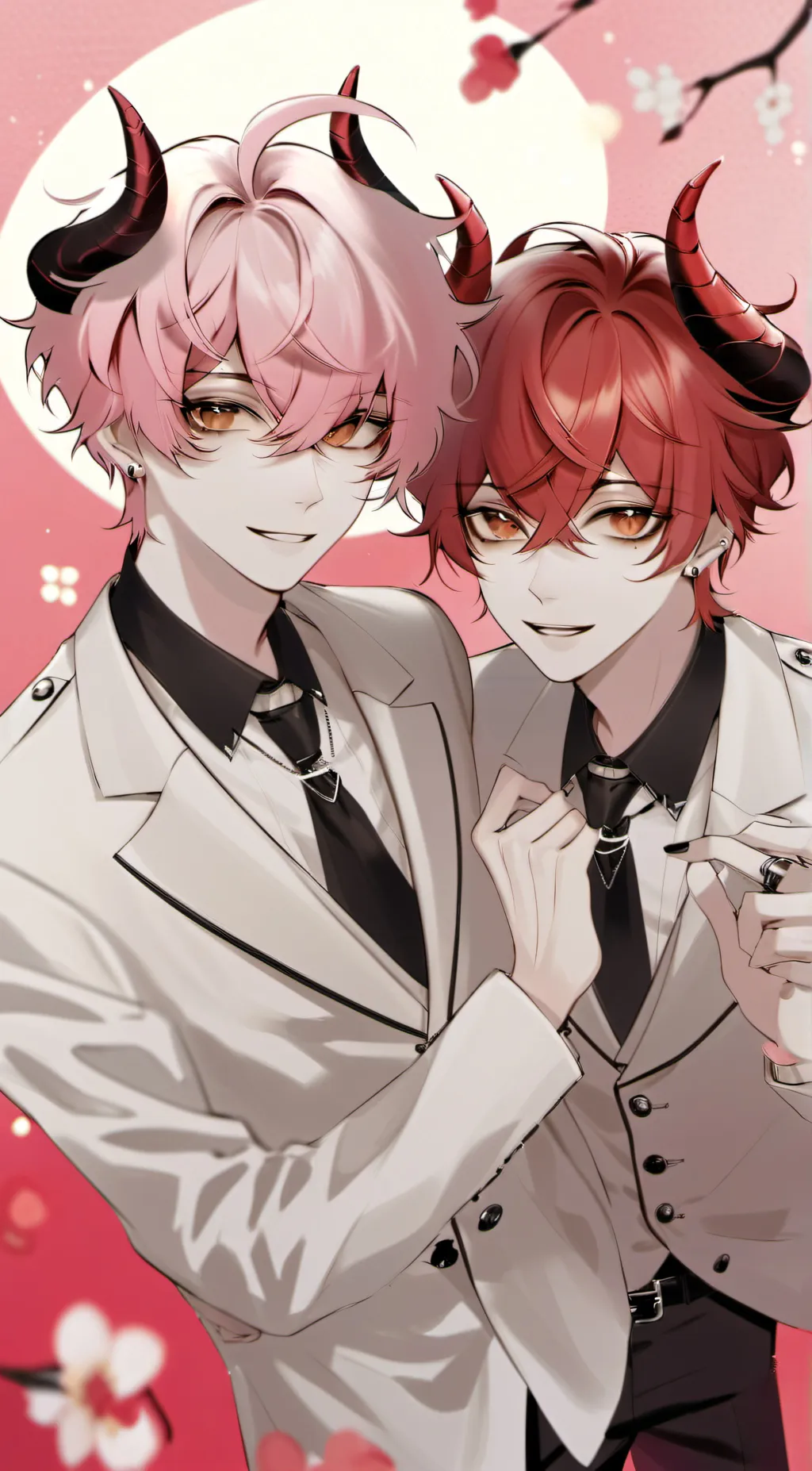 ai character: Lukas and Luka  background