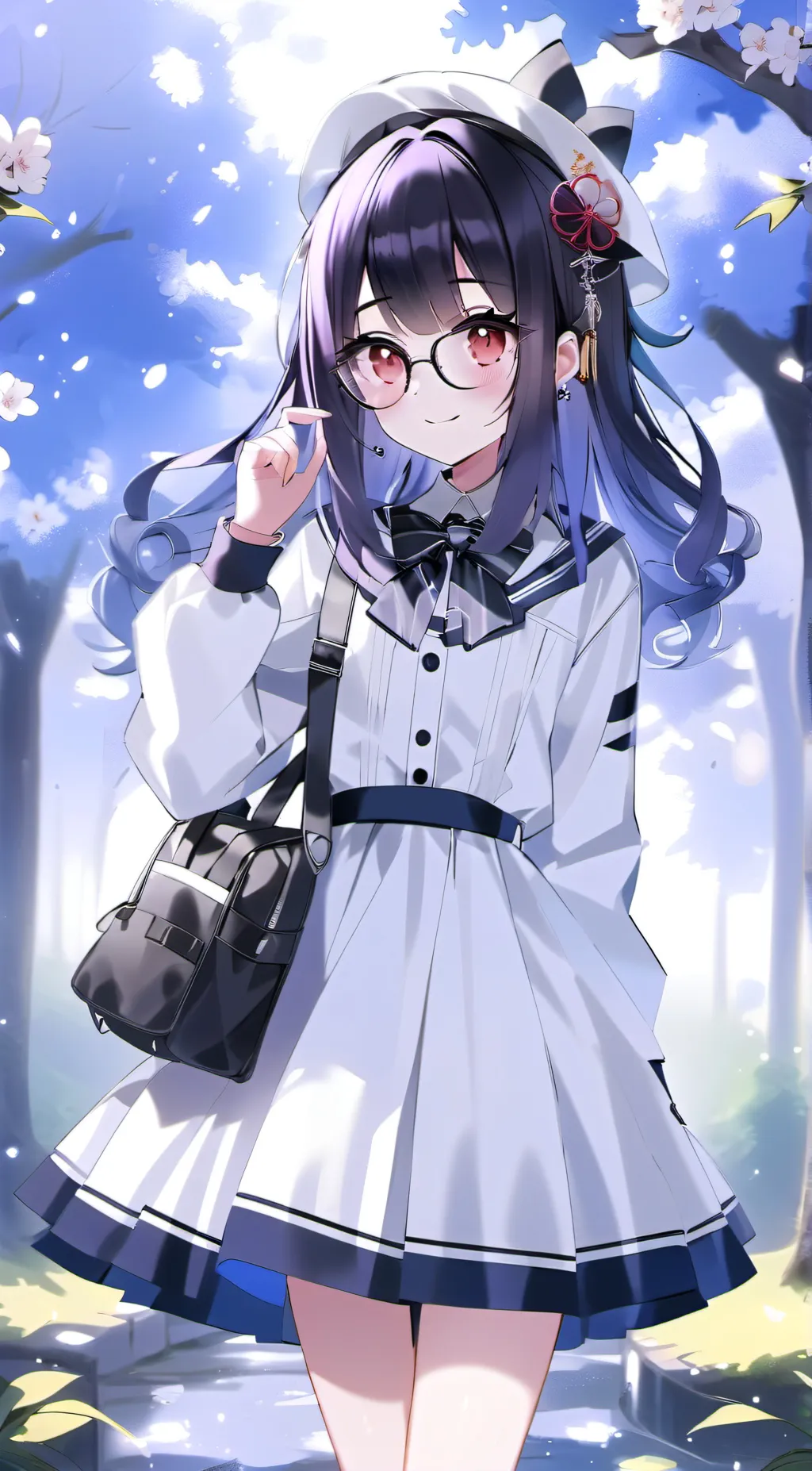 ai character: Sparkle background