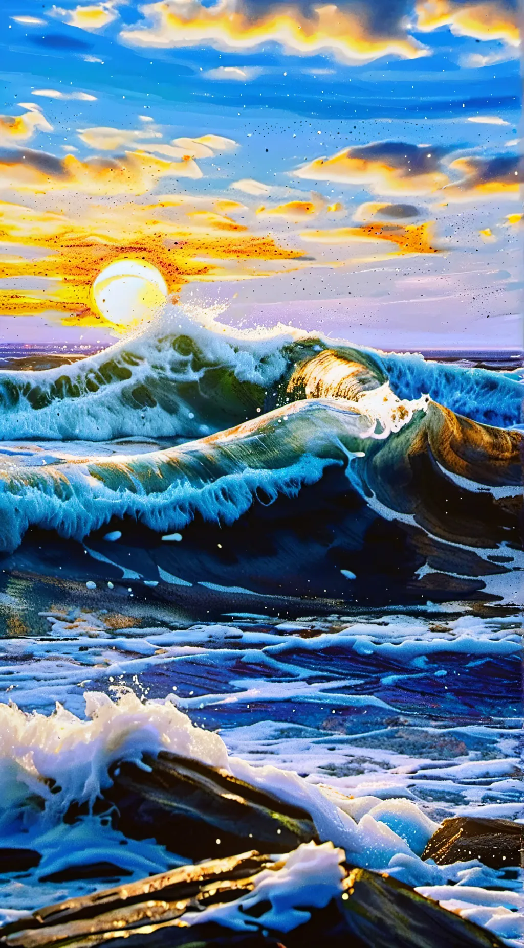 ai character: Siren moon background