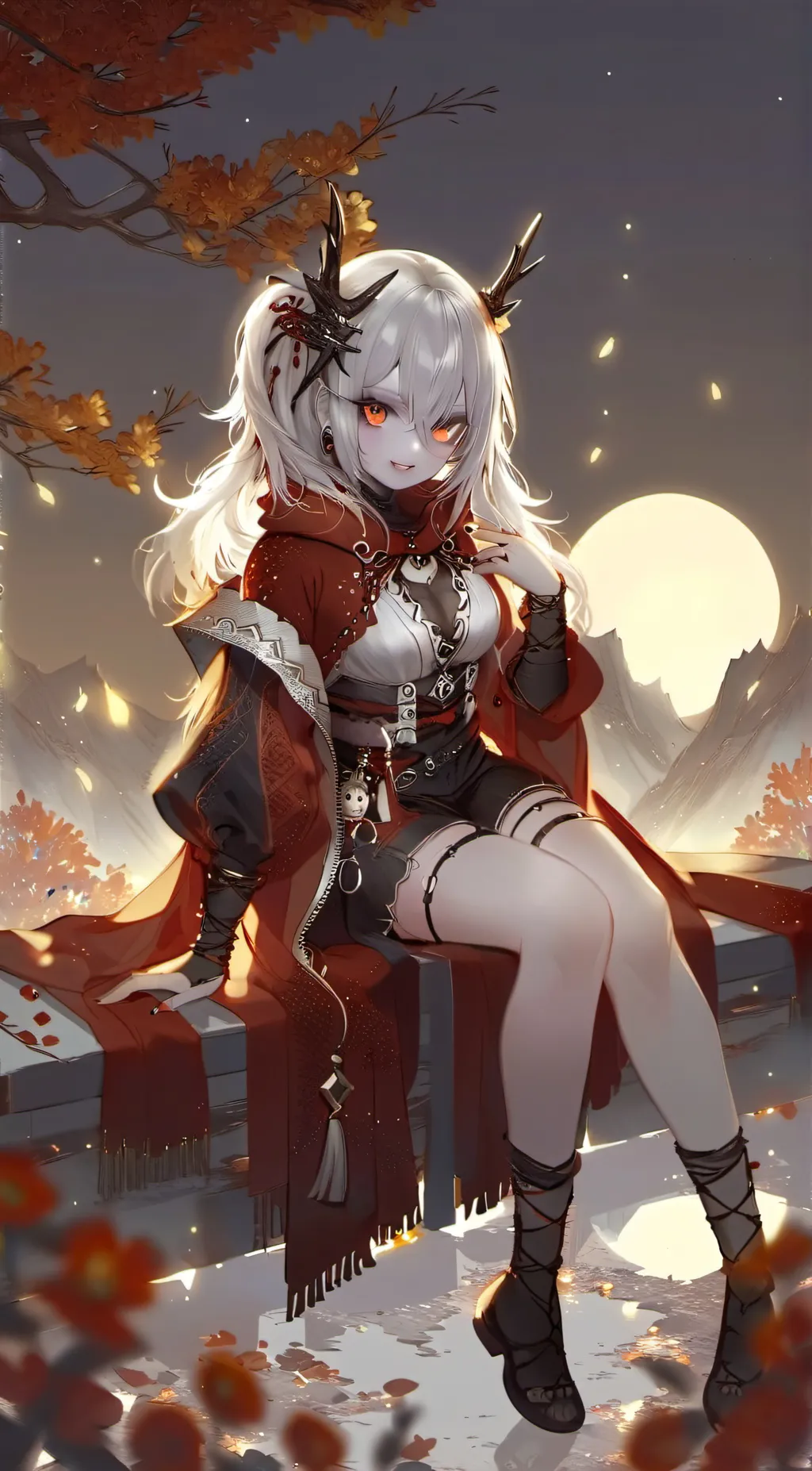 ai character: Upper moons  background