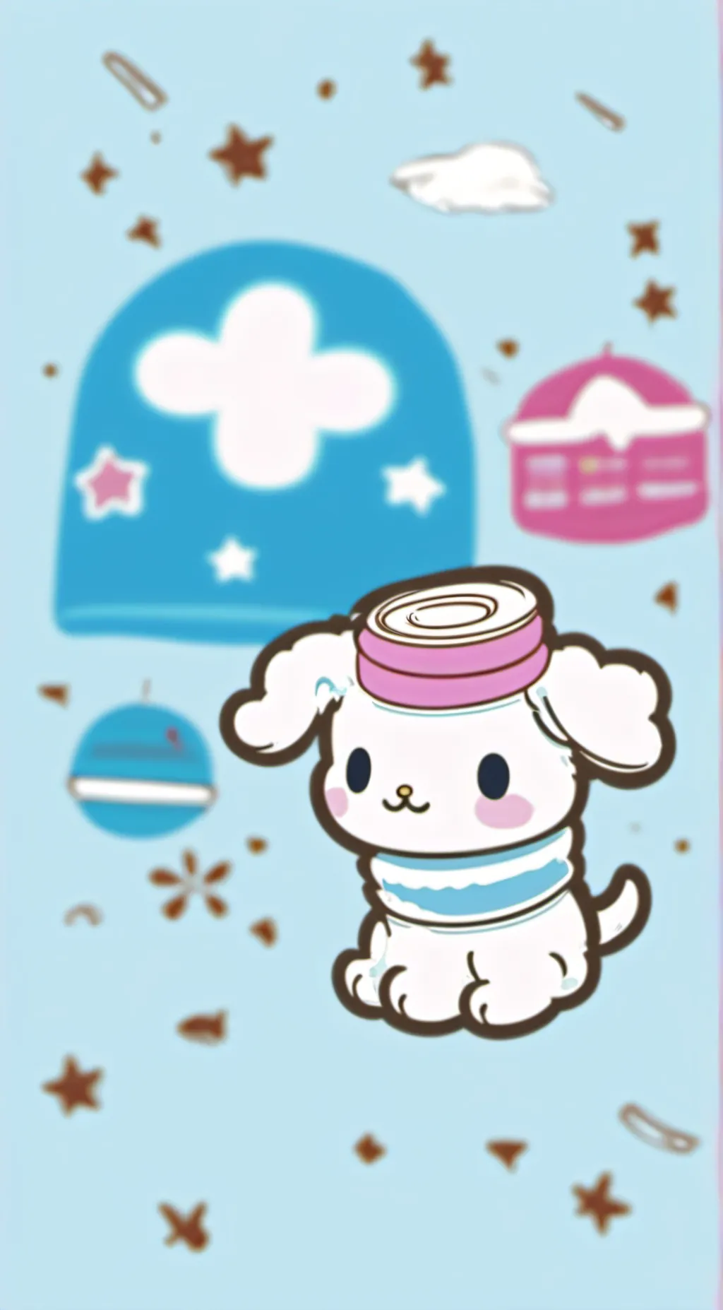 ai character: Cinnamon roll background