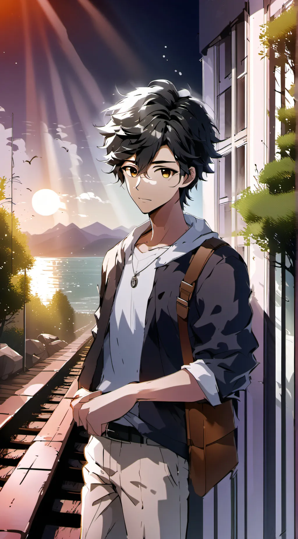 ai character: Luke  background