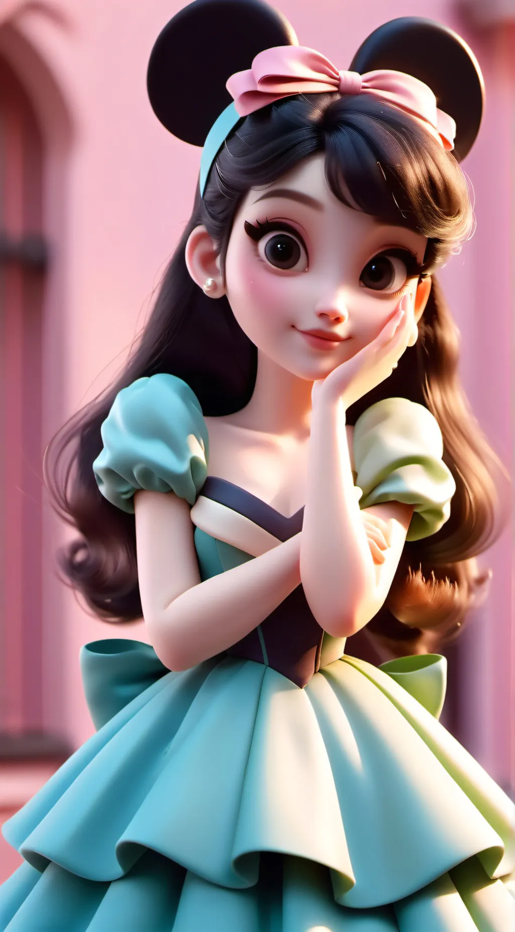 ai character: candy land background