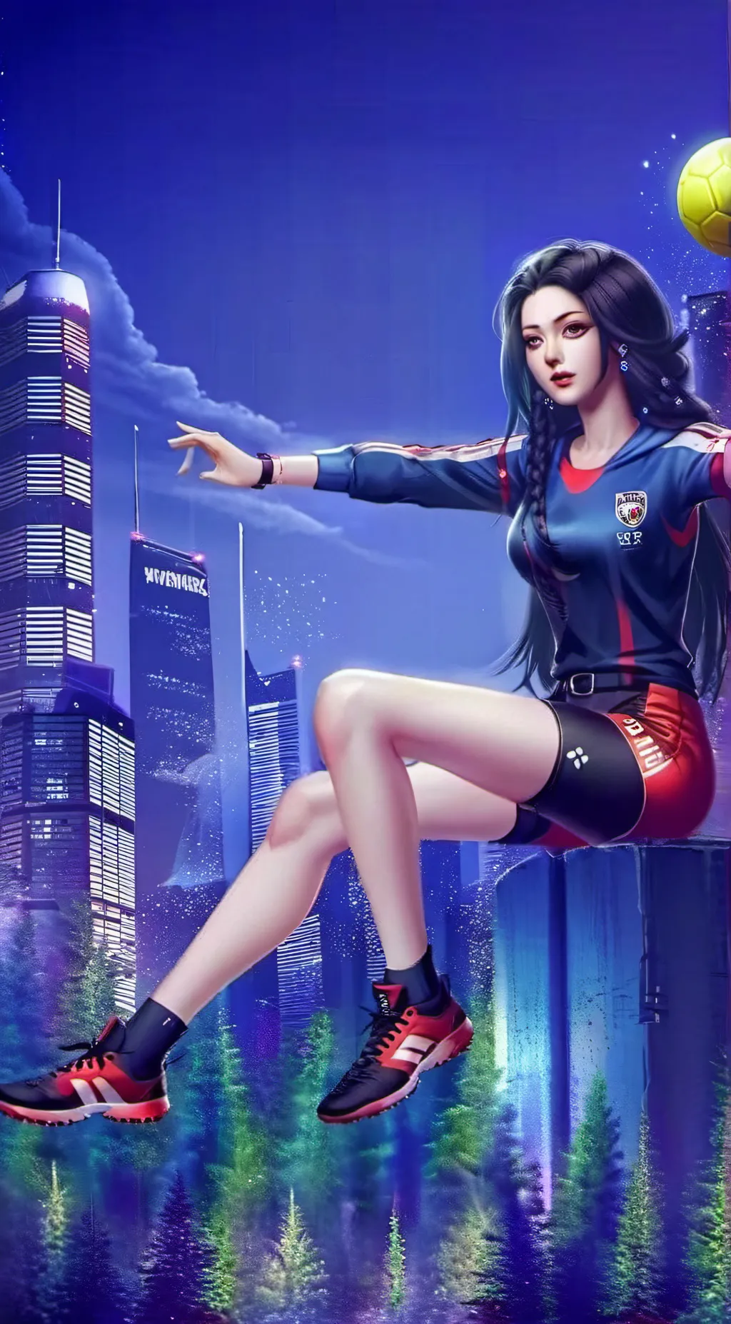 ai character: sarah background