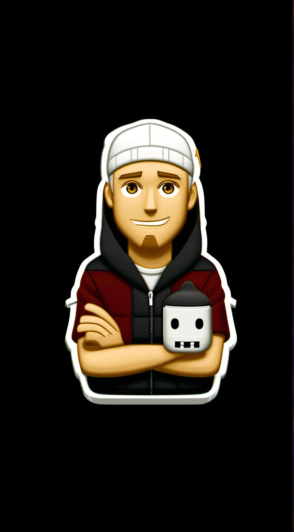 ai character: Emoji Eminem background