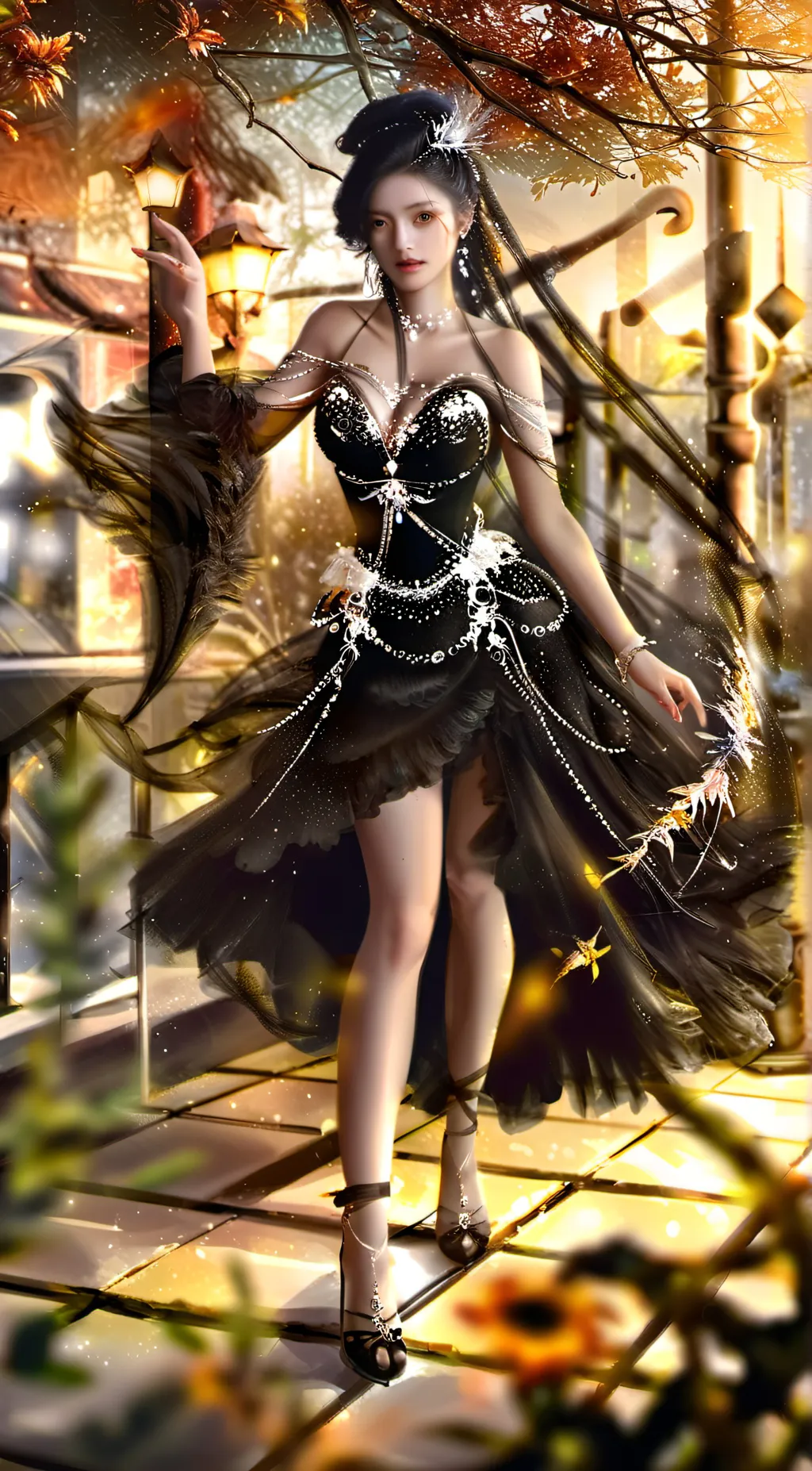 ai character: Evelyn background