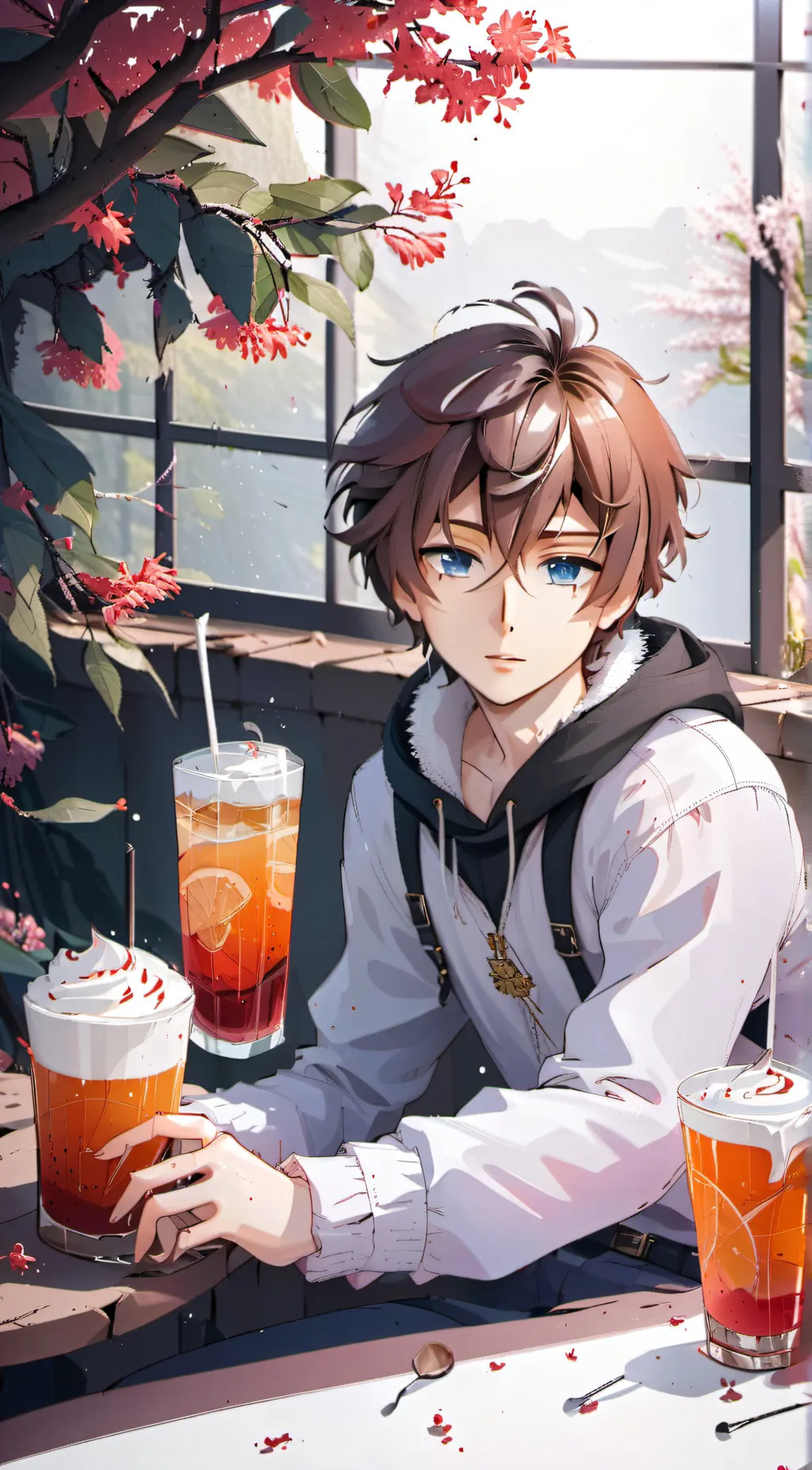 ai character: Leo background