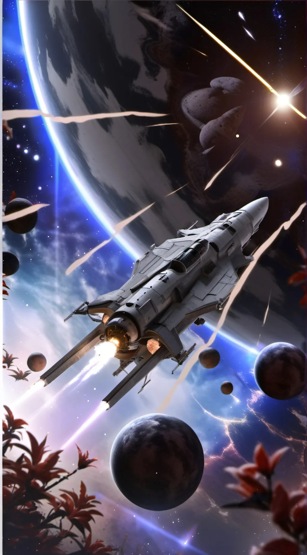 ai character: meteoroid background