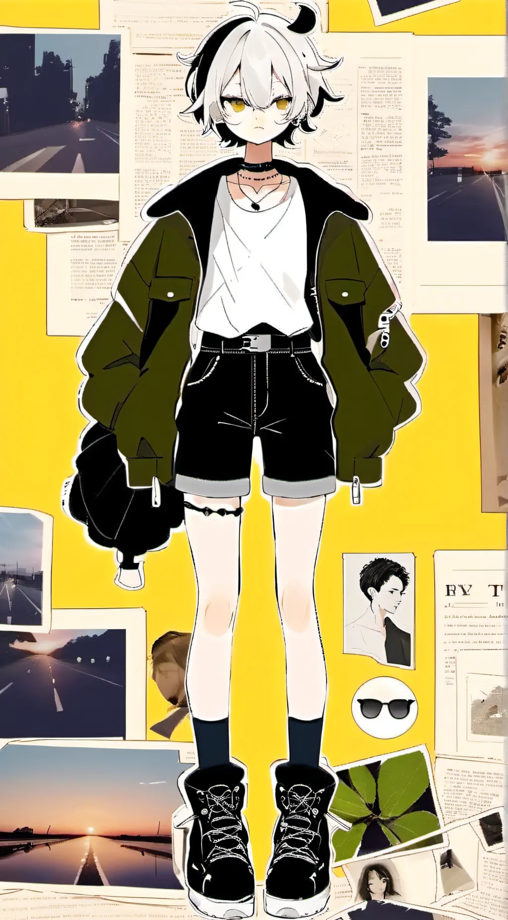 ai character: ray! background