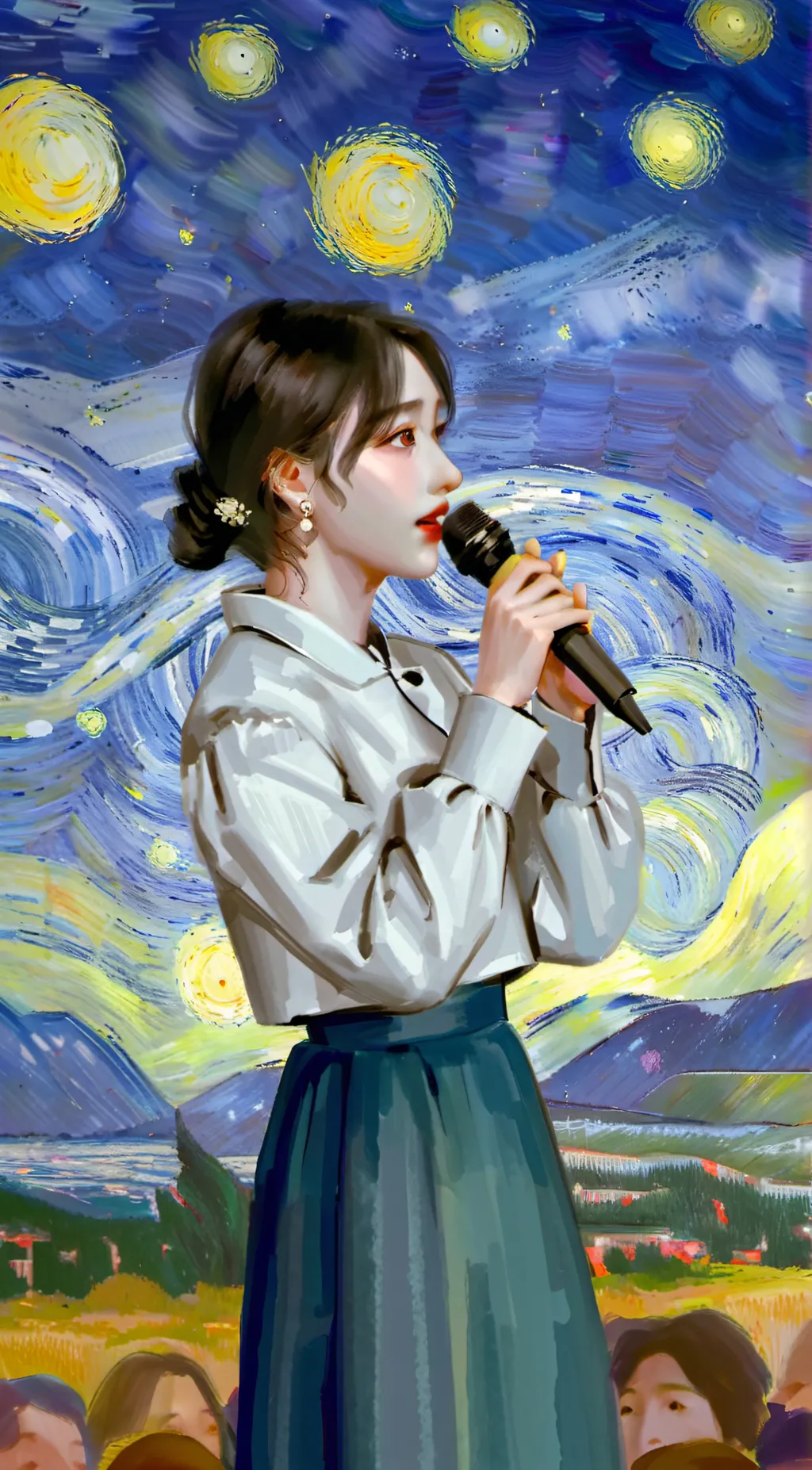 ai character: sing background