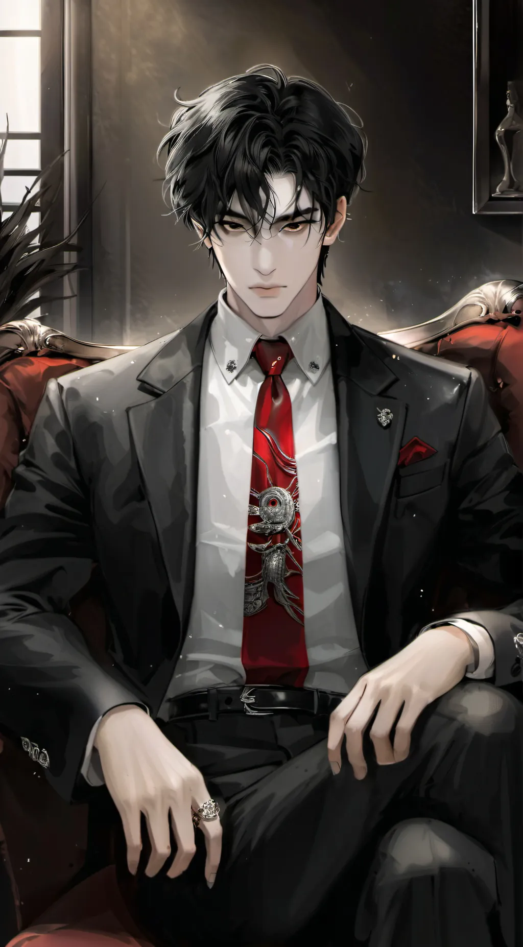 ai character: Damian background