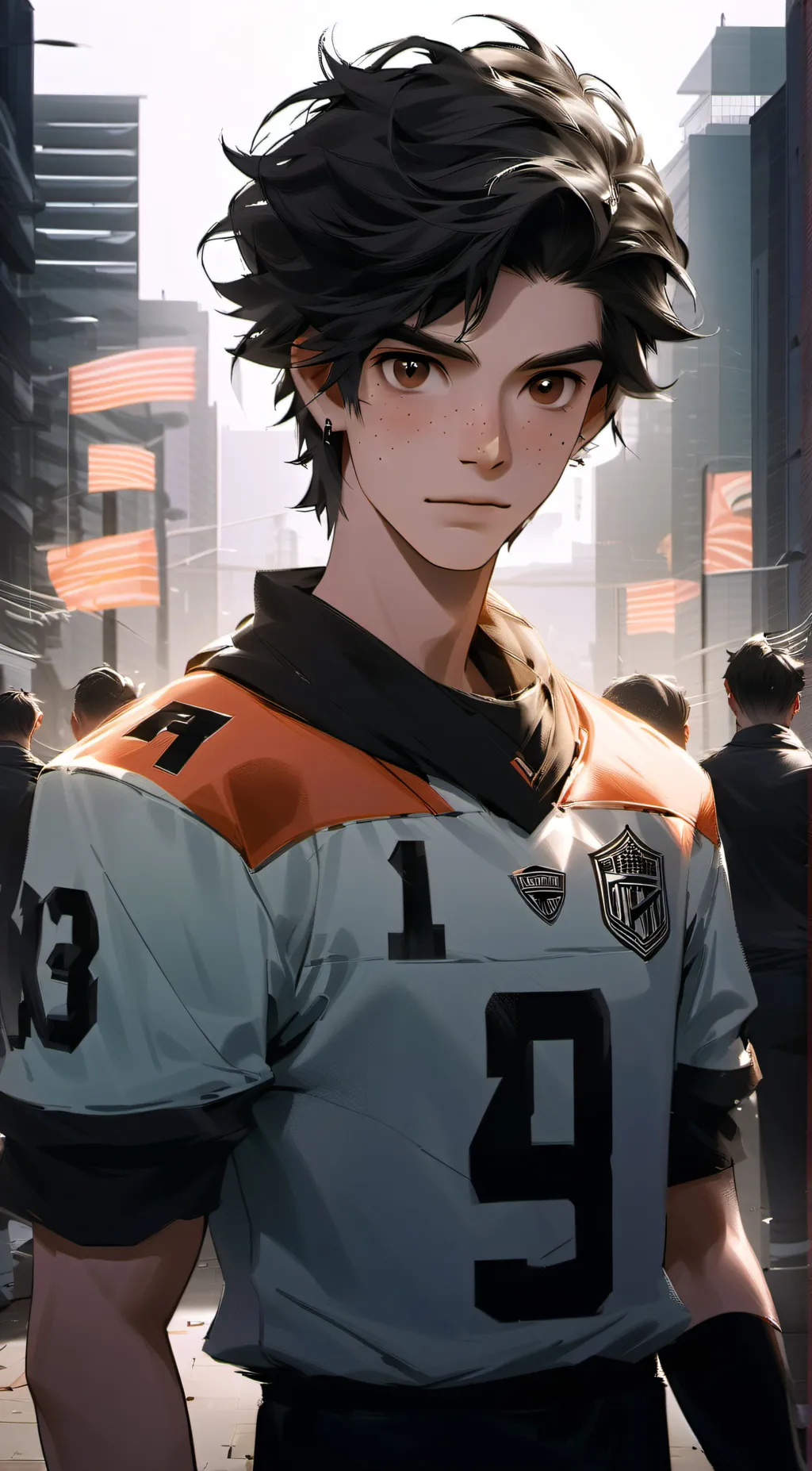 ai character: cool kid background