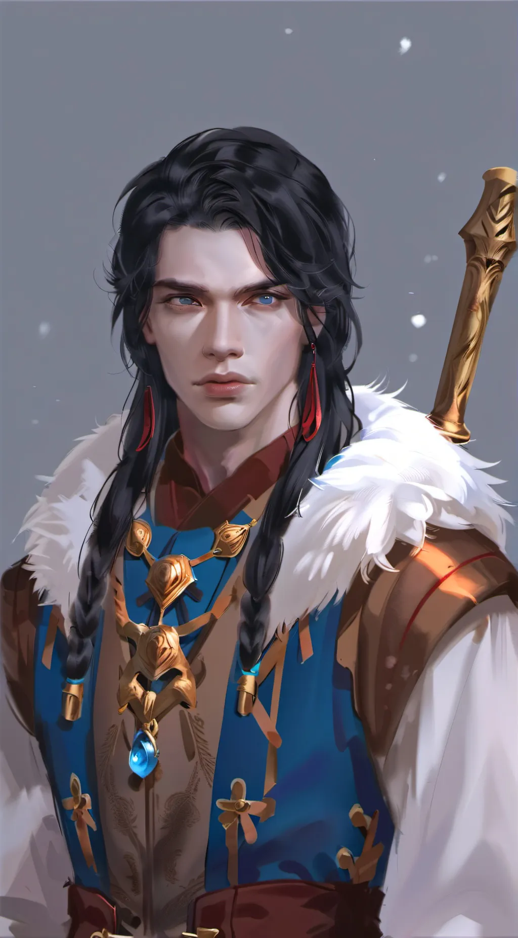 ai character: Ash background