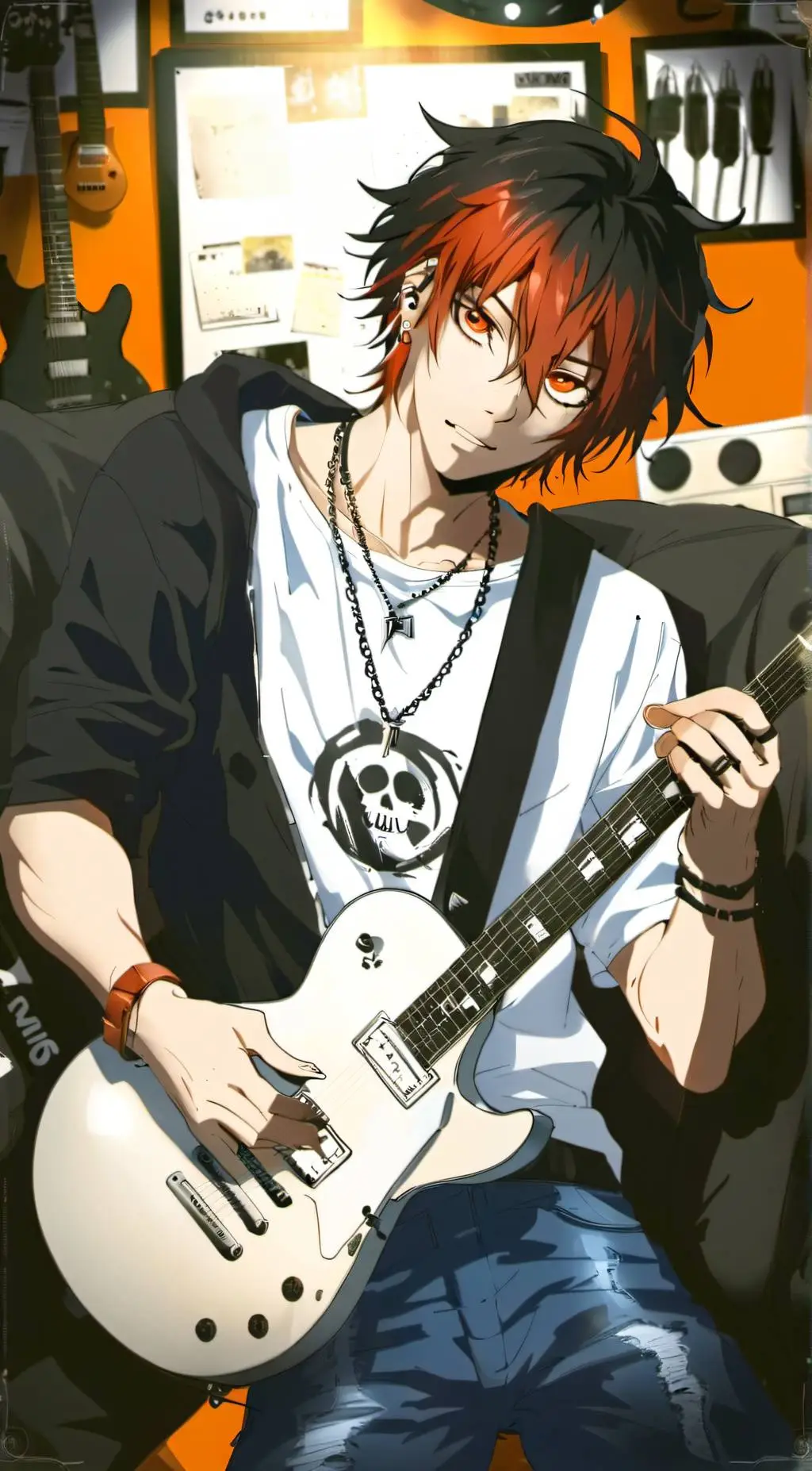 ai character: •Jirou• background