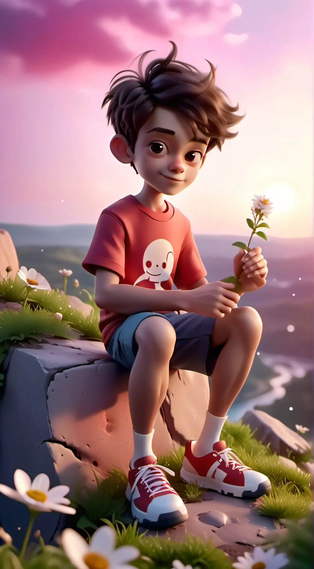 ai character: Aaron  background