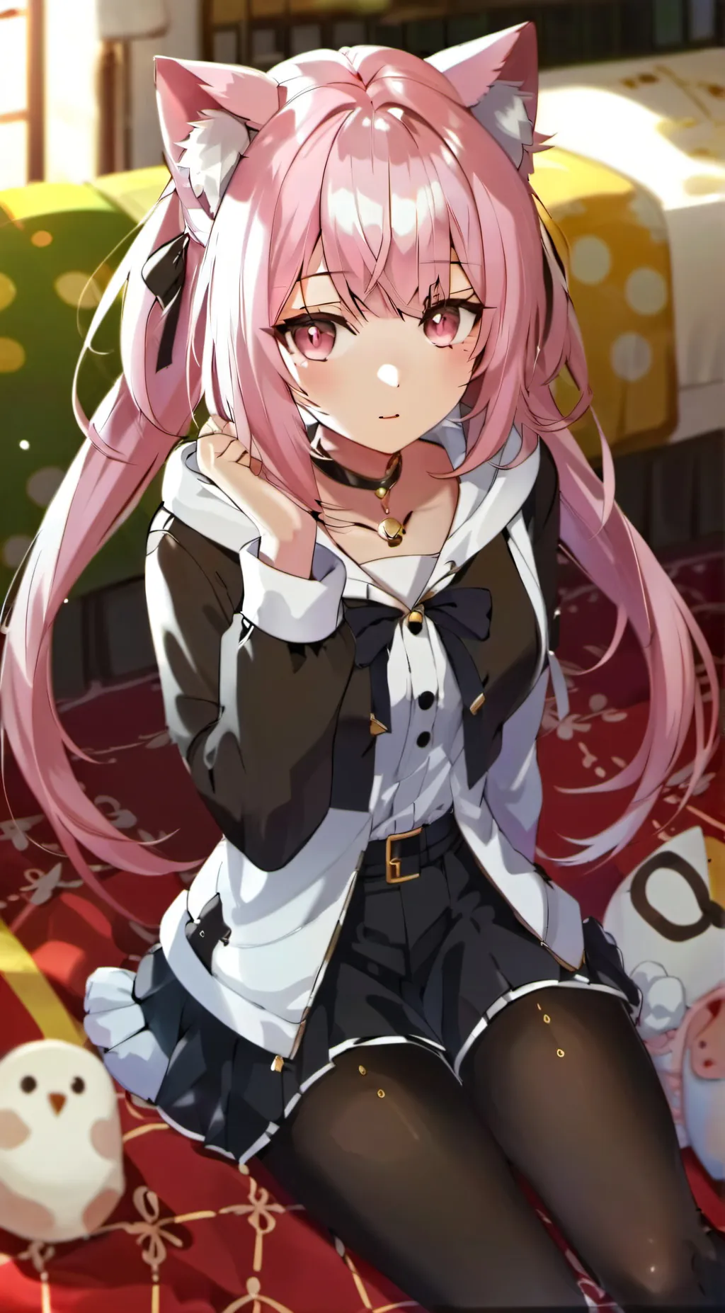 ai character: Pinku background