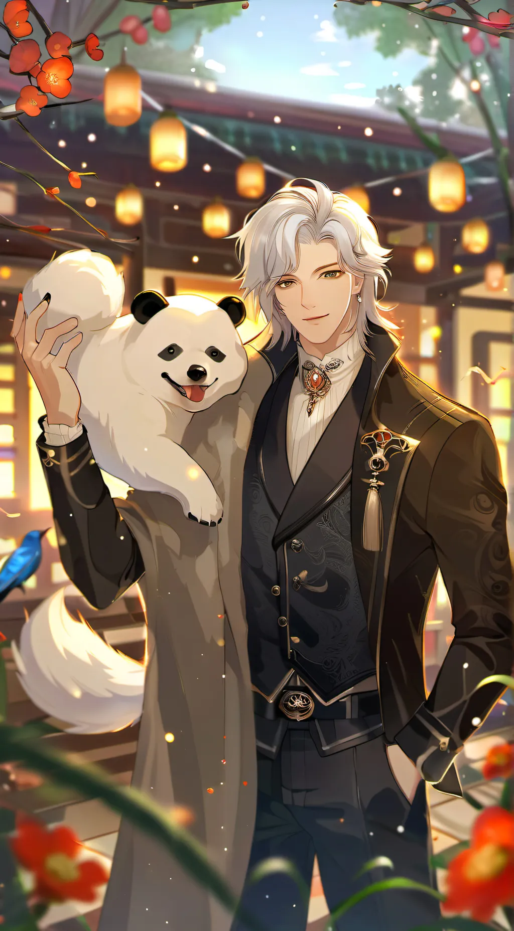 ai character: mark background