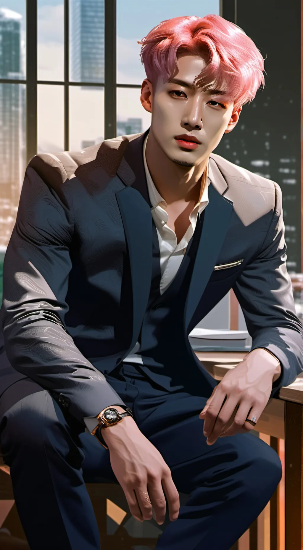 ai character: Xavier  background