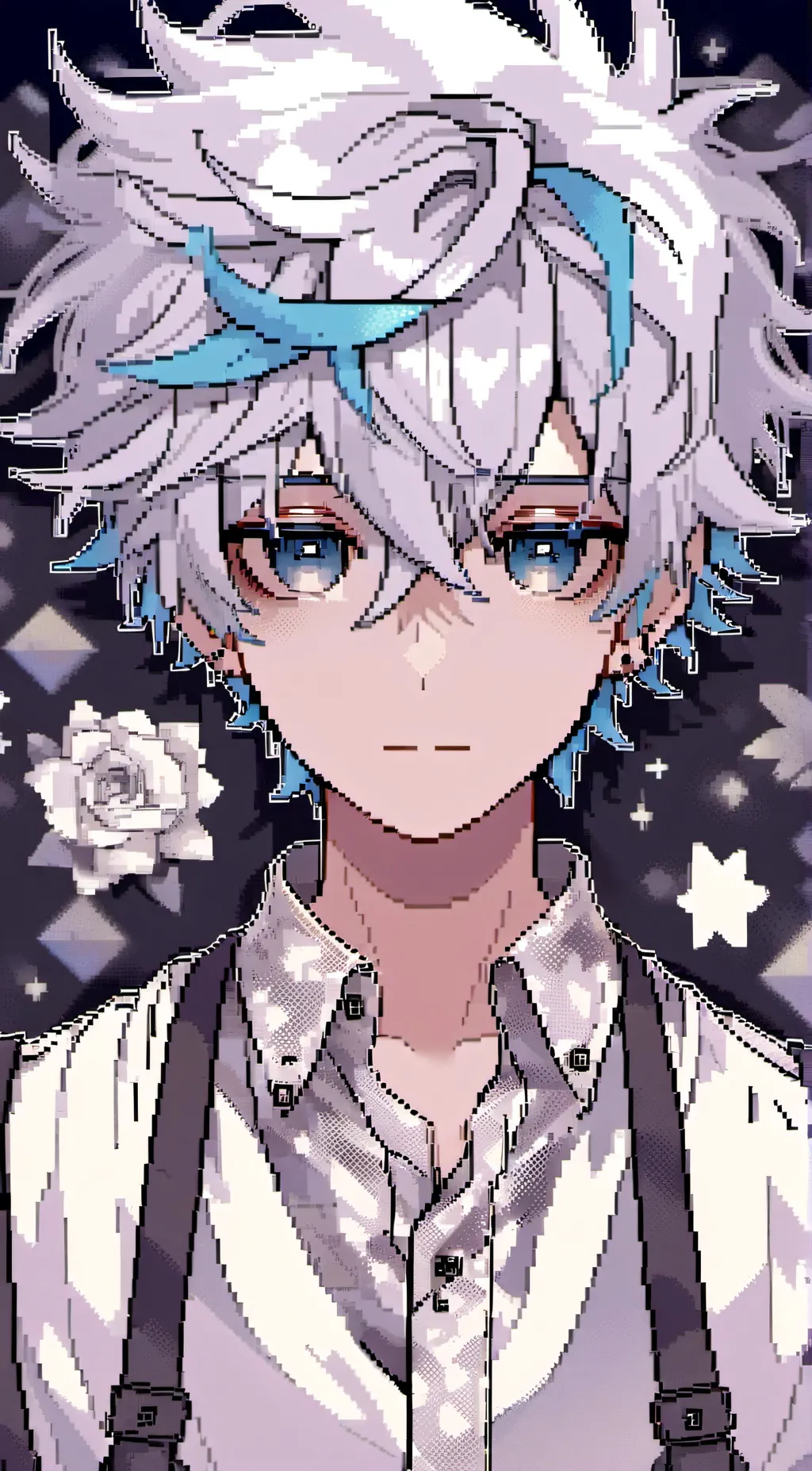 ai character: Alex-+🩵+- background