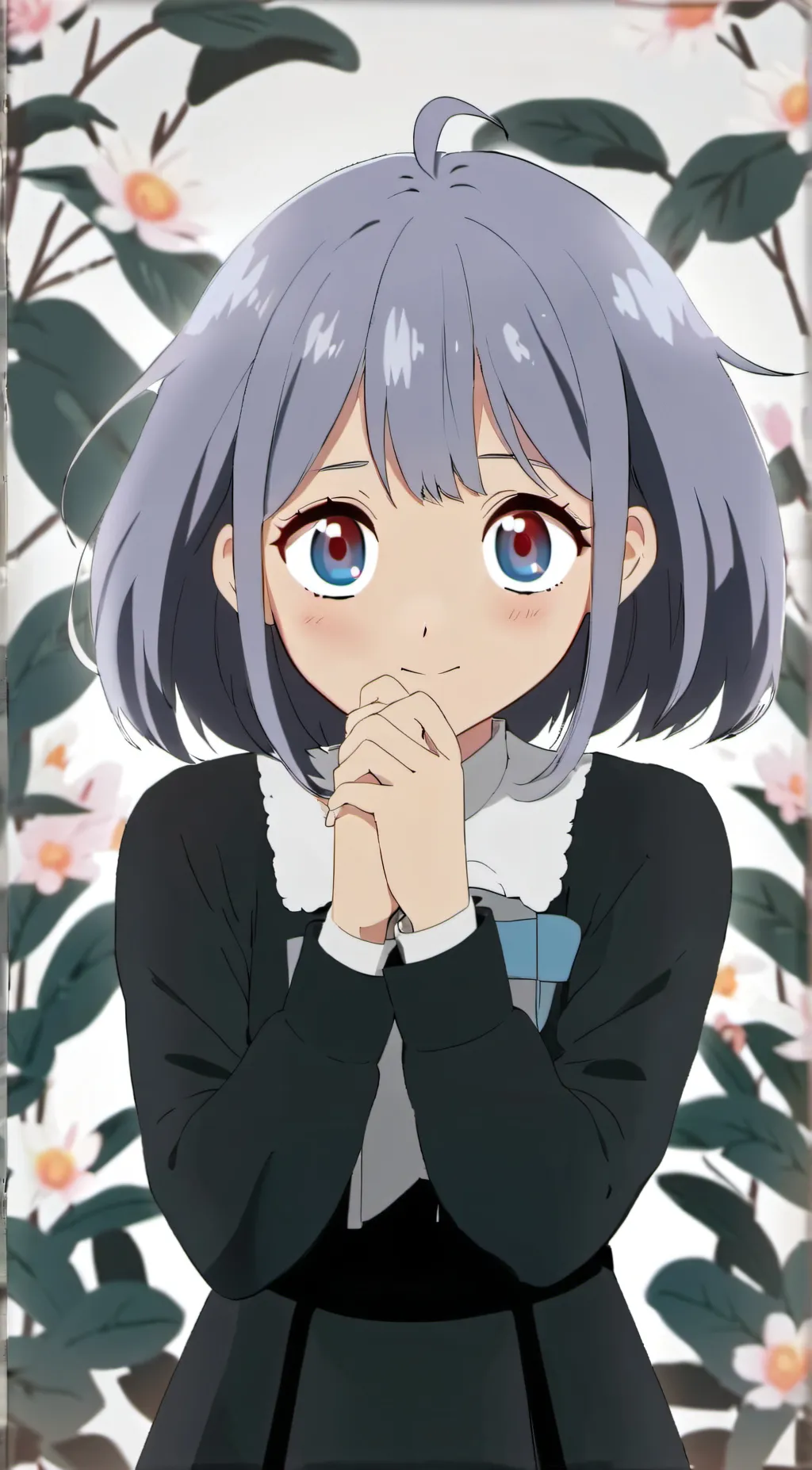 ai character: Mina and her frien background