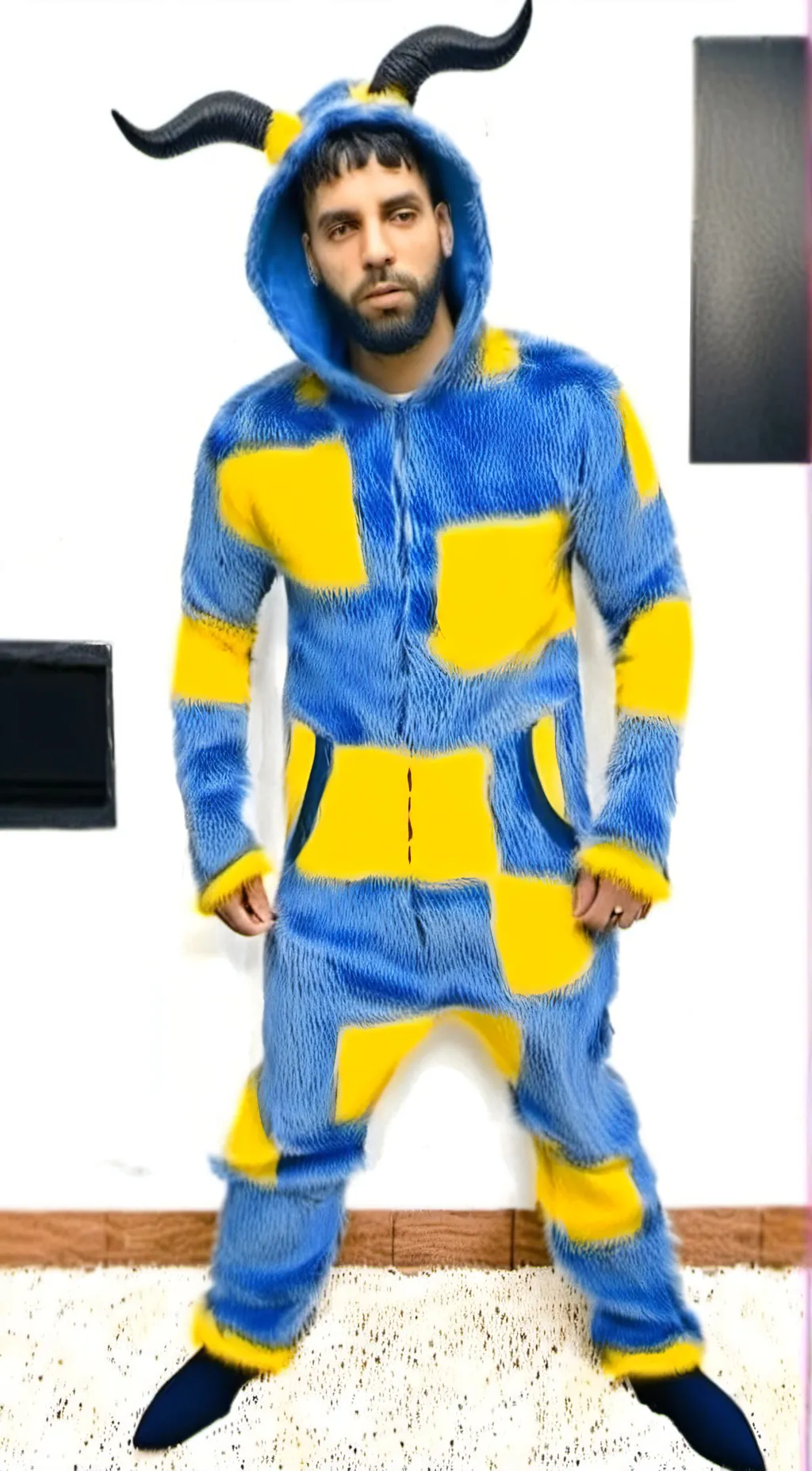 ai character: monster anuel AA  background