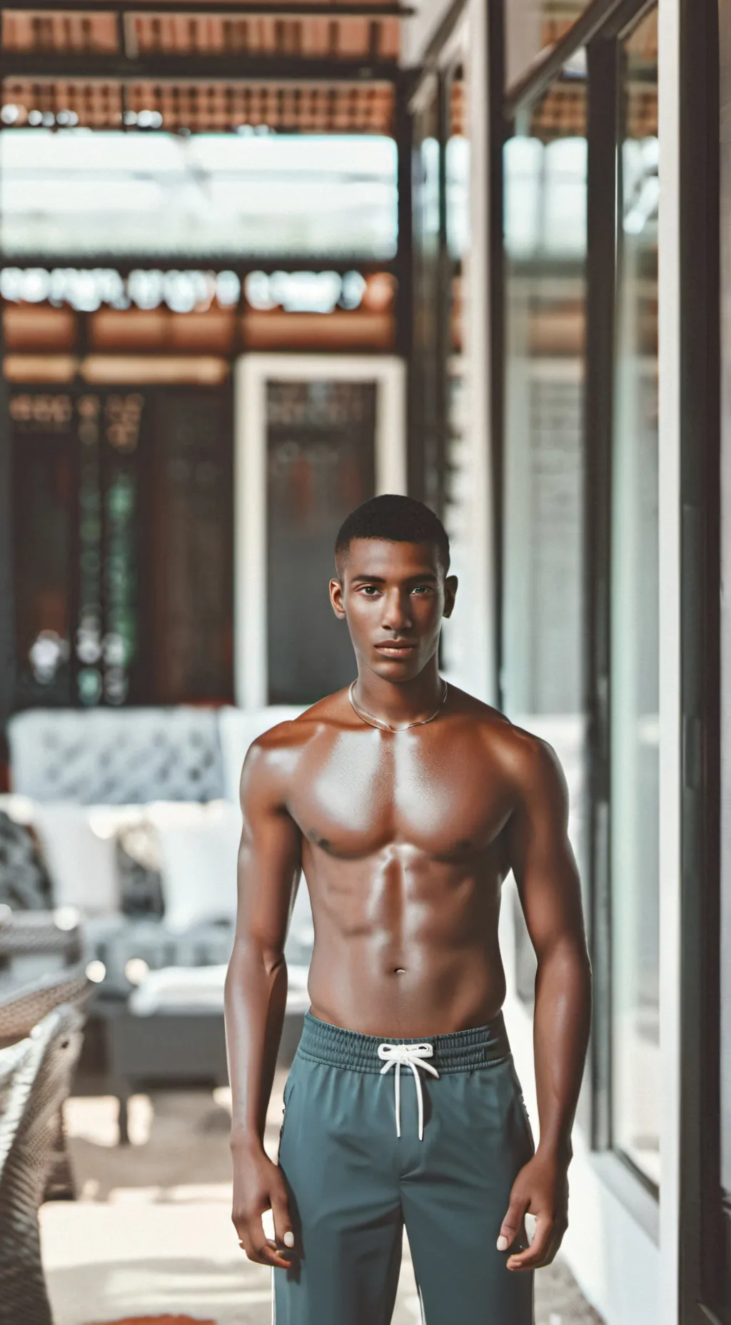 ai character: Drew background