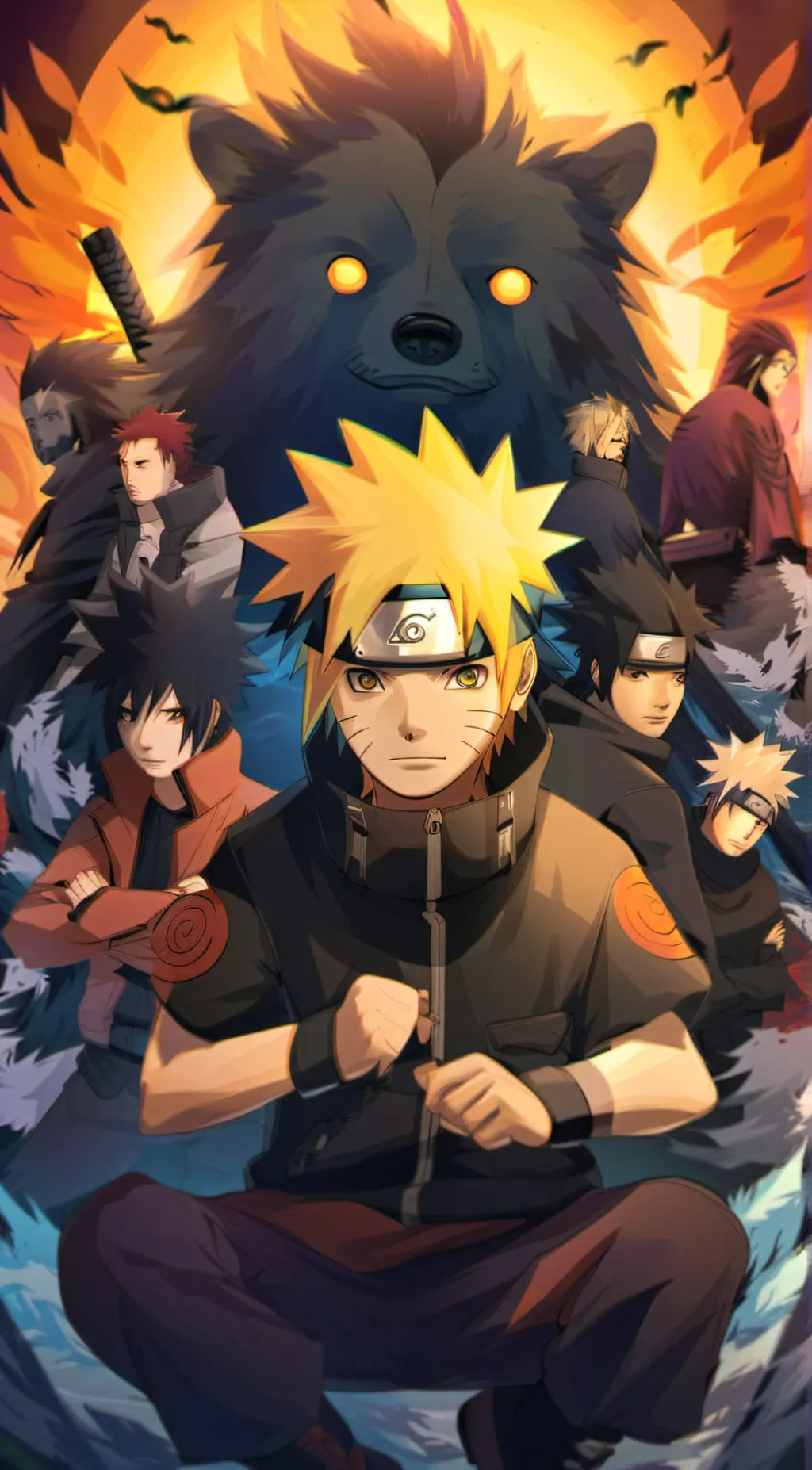 ai character: Team 7 background