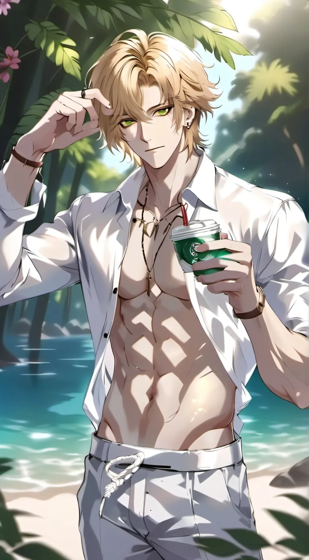 ai character: Ashton  background