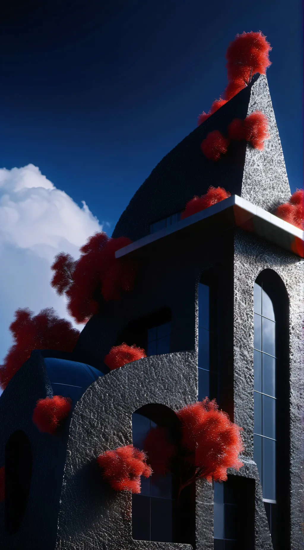 ai character: metal background