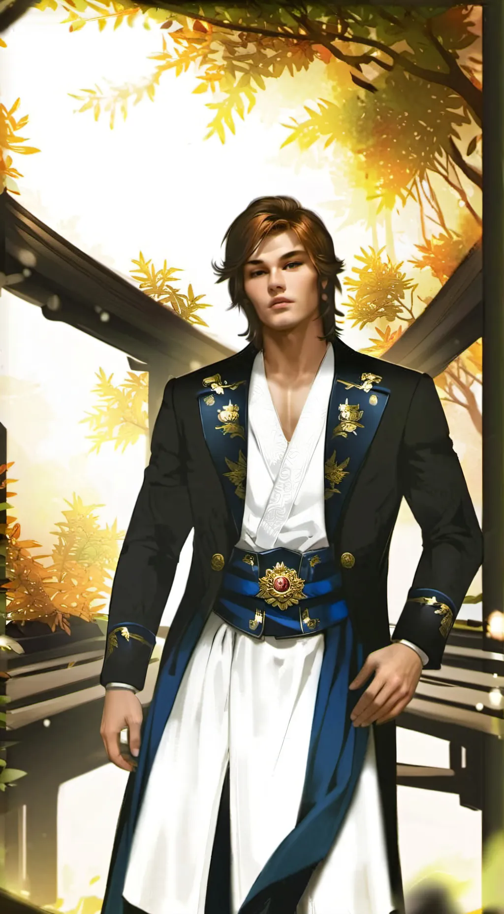 ai character: Lina  background