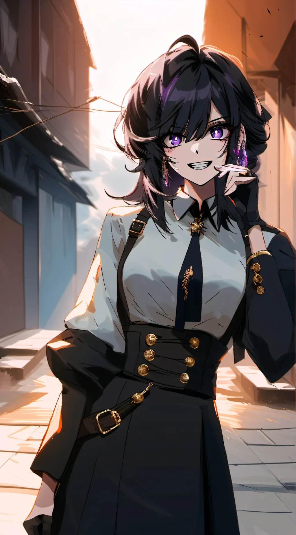 ai character: Raven background