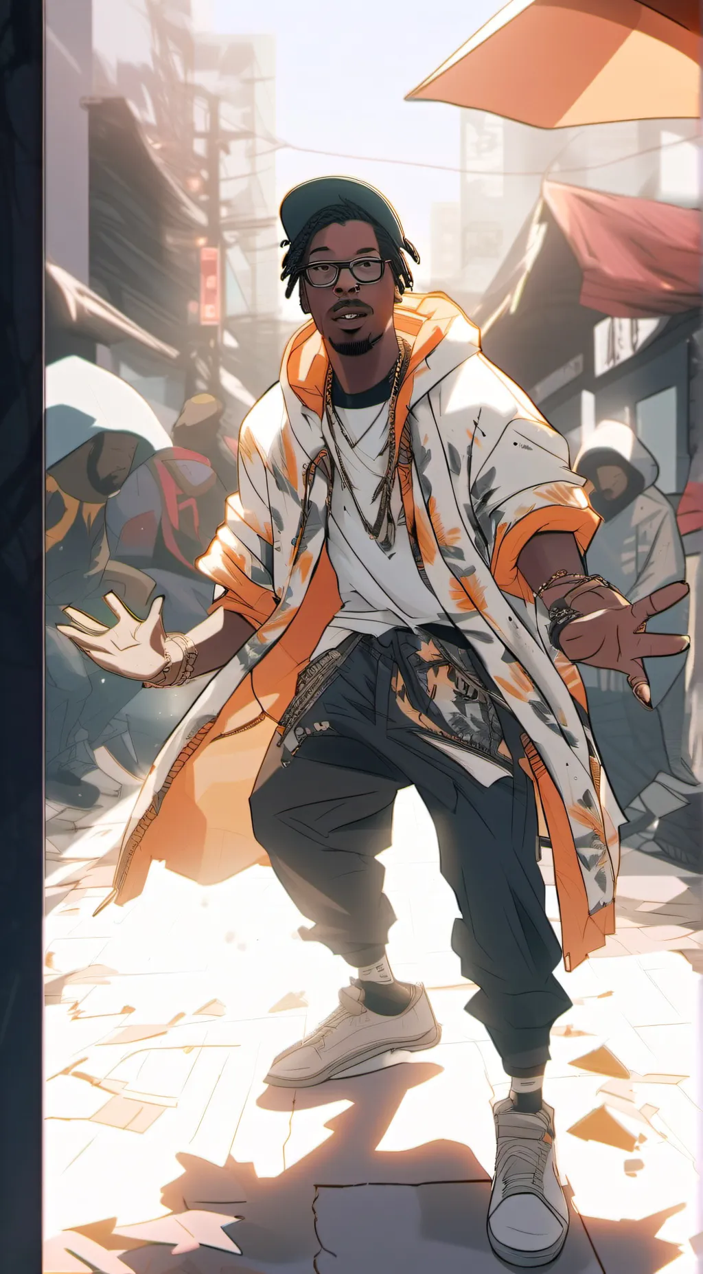 ai character: JP background