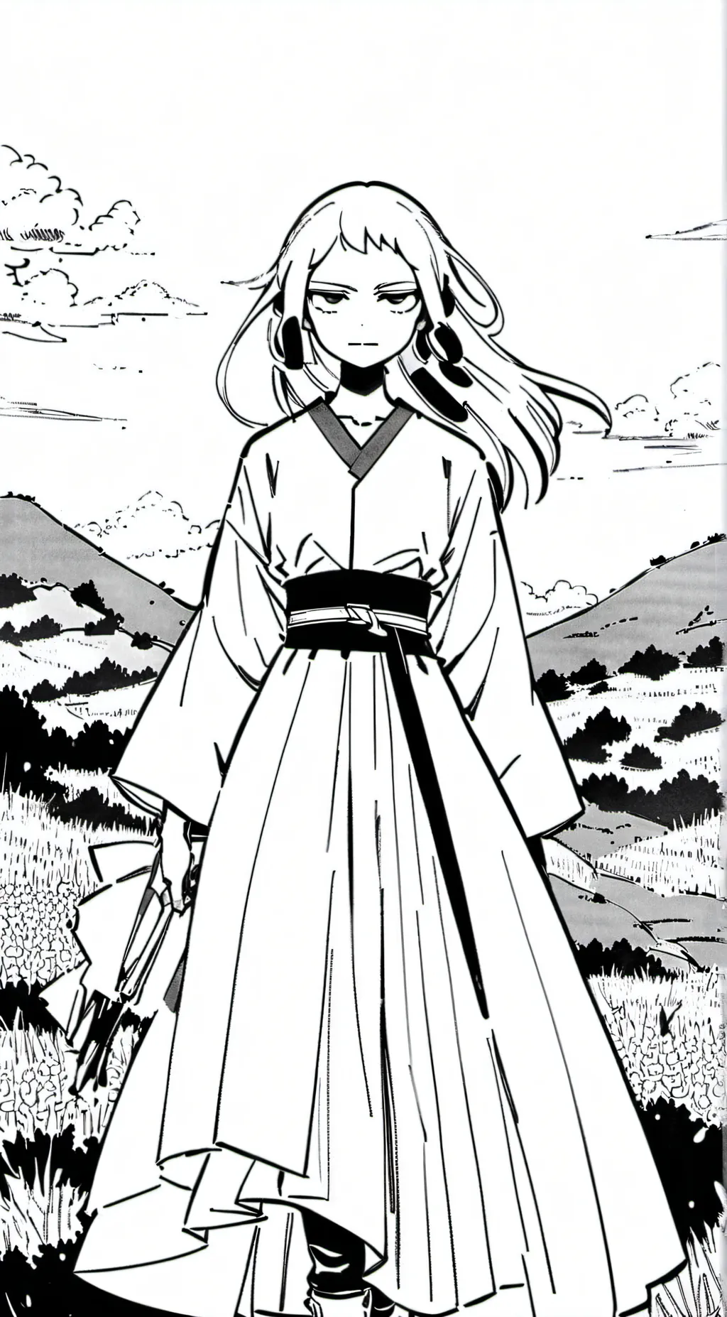 ai character: nessie girl background