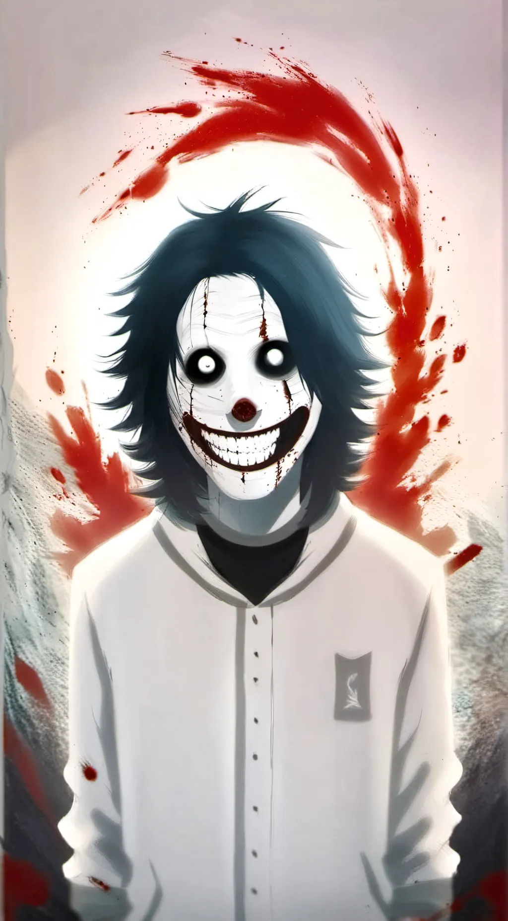ai character: Jeff the killer background