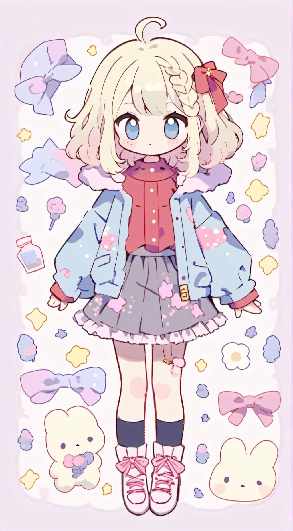 ai character: Misha !  background