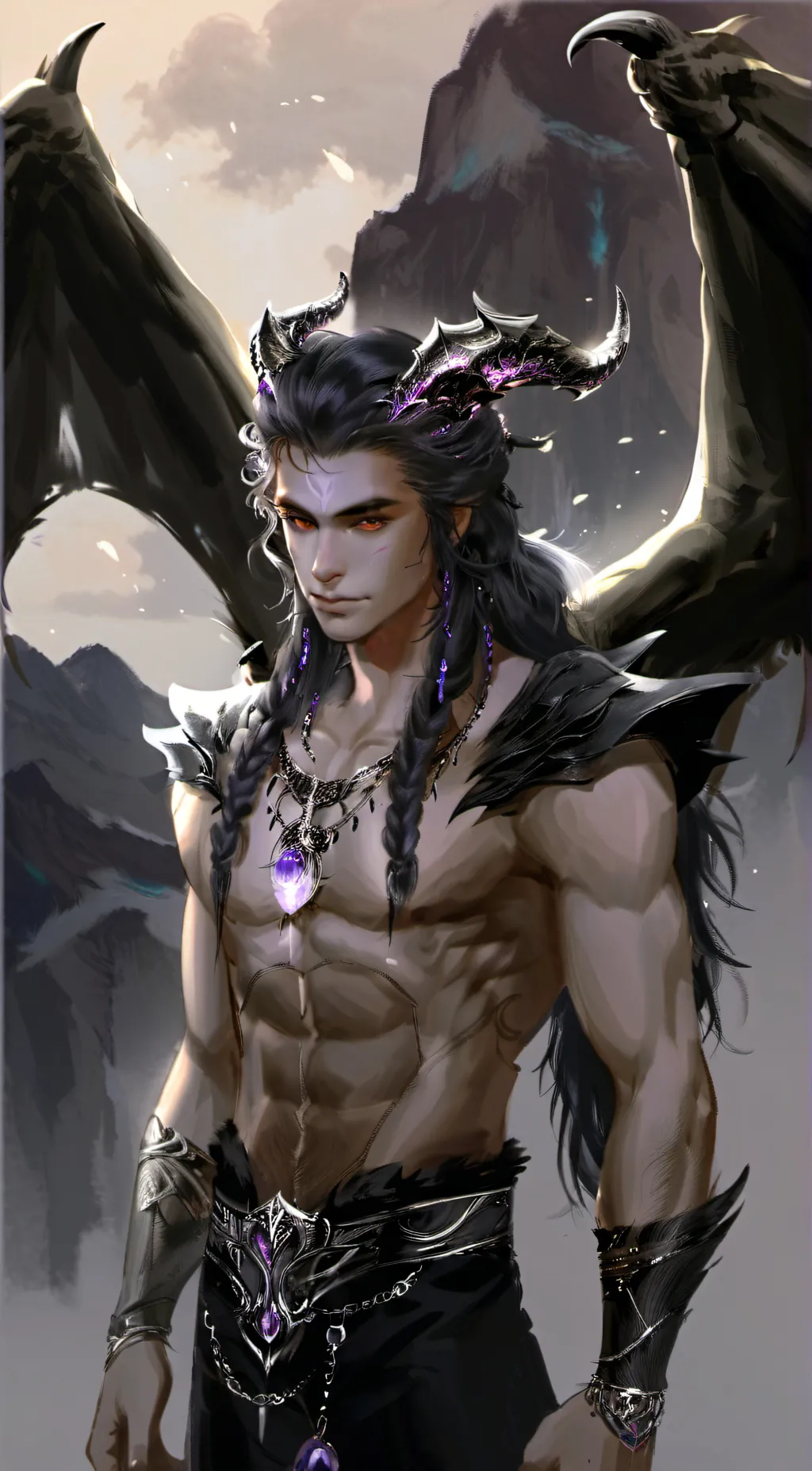 ai character: Night terror  background