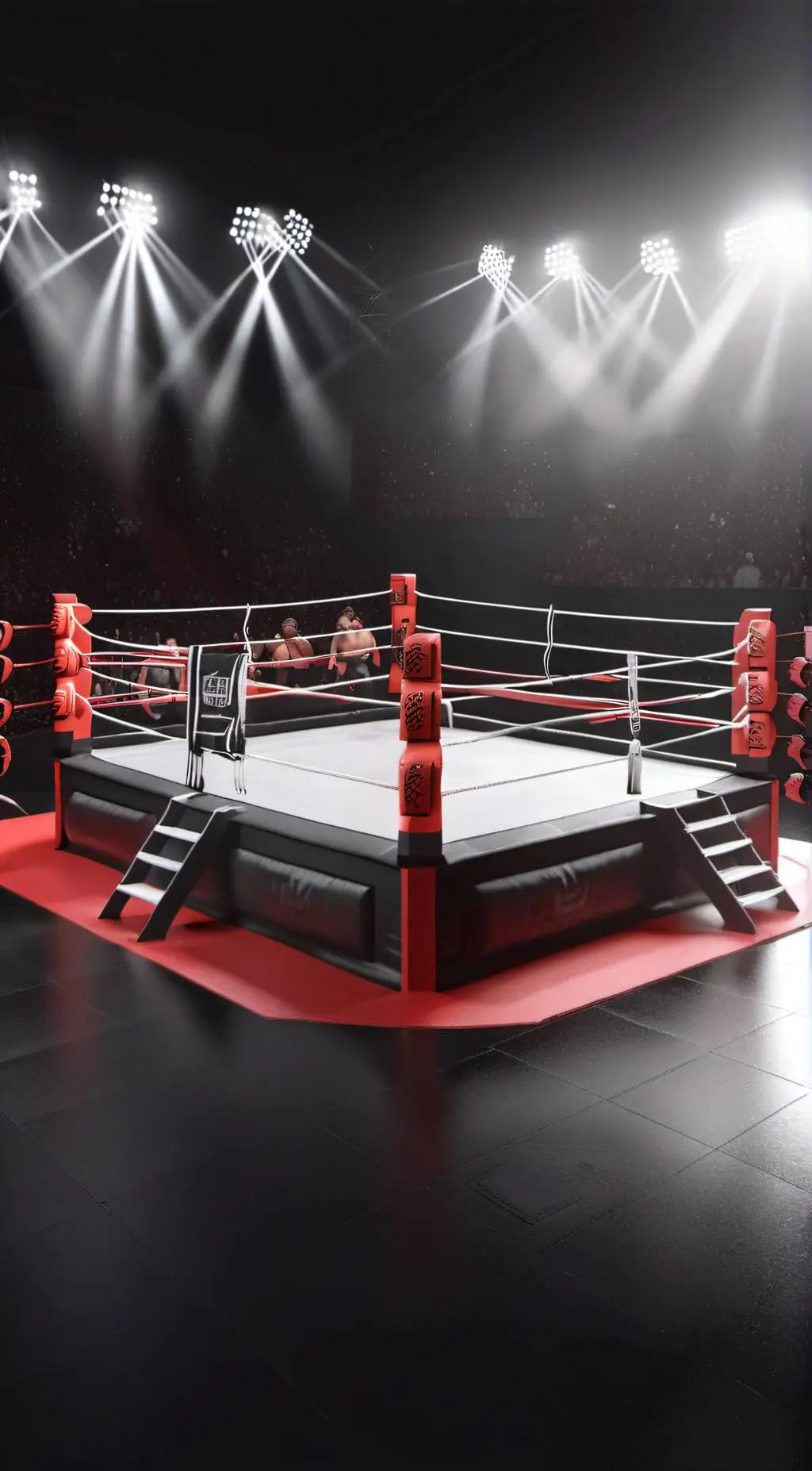 ai character: FDW Wrestling background