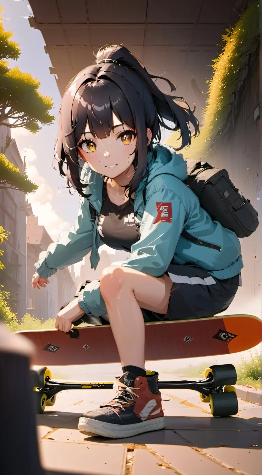 ai character: katie background