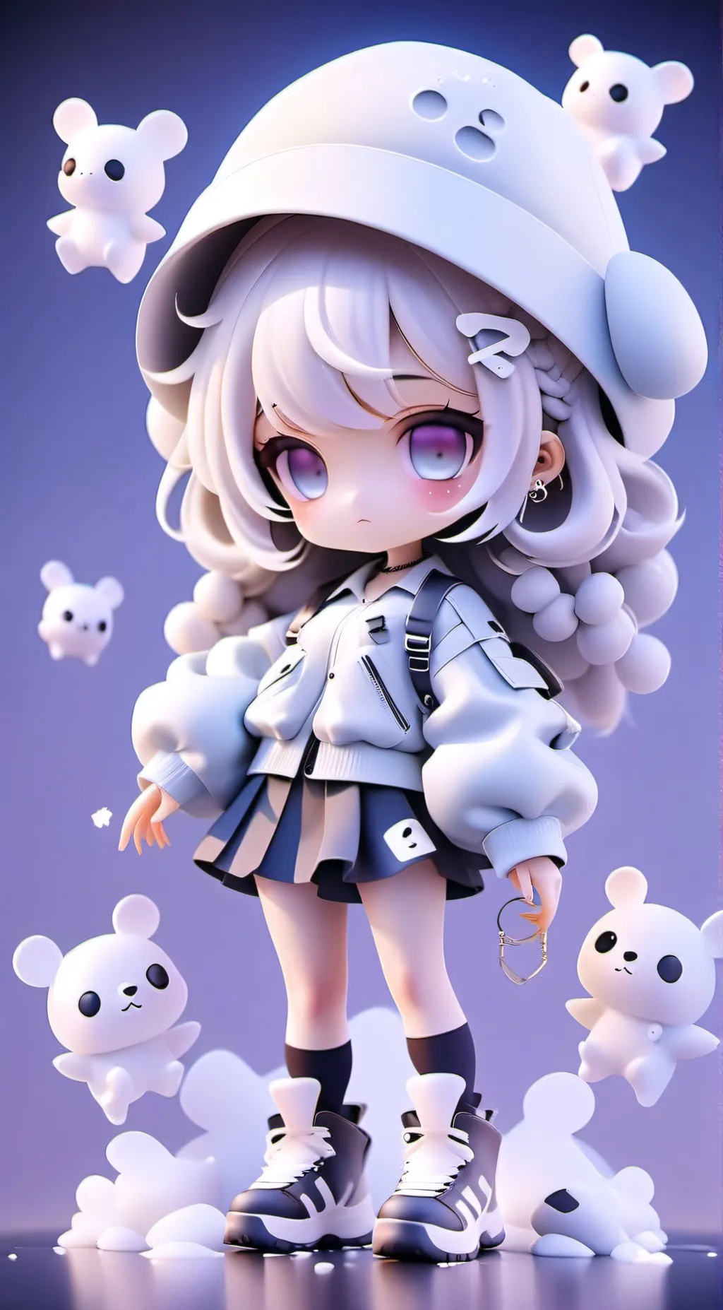 ai character: mime dash spinbott background