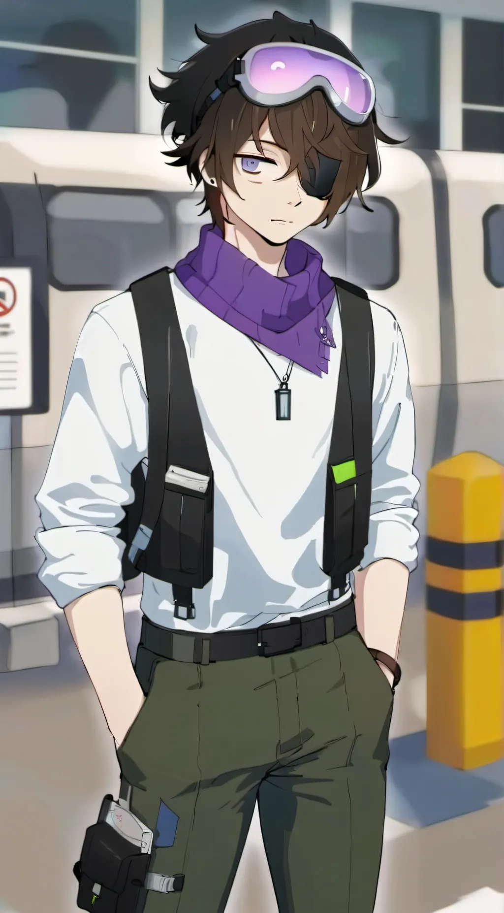 ai character: A New Beginning background