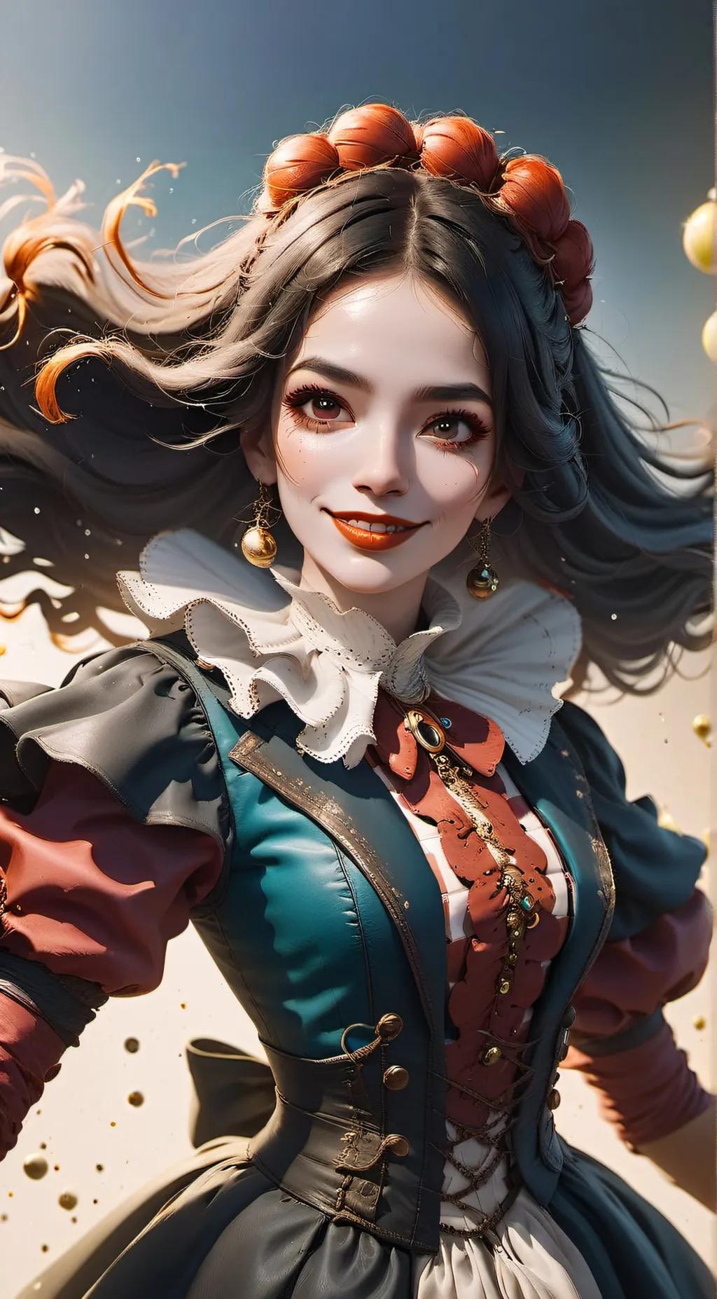 ai character: Pomni  background