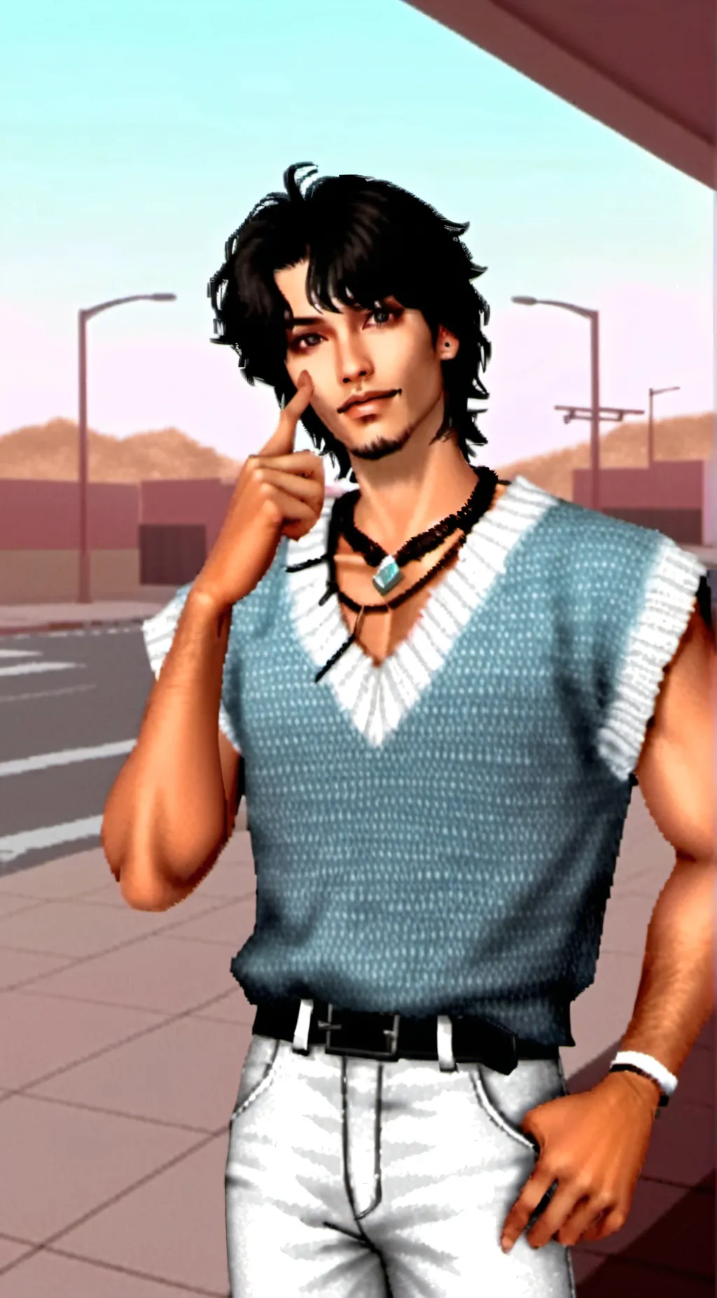 ai character: Bruce background