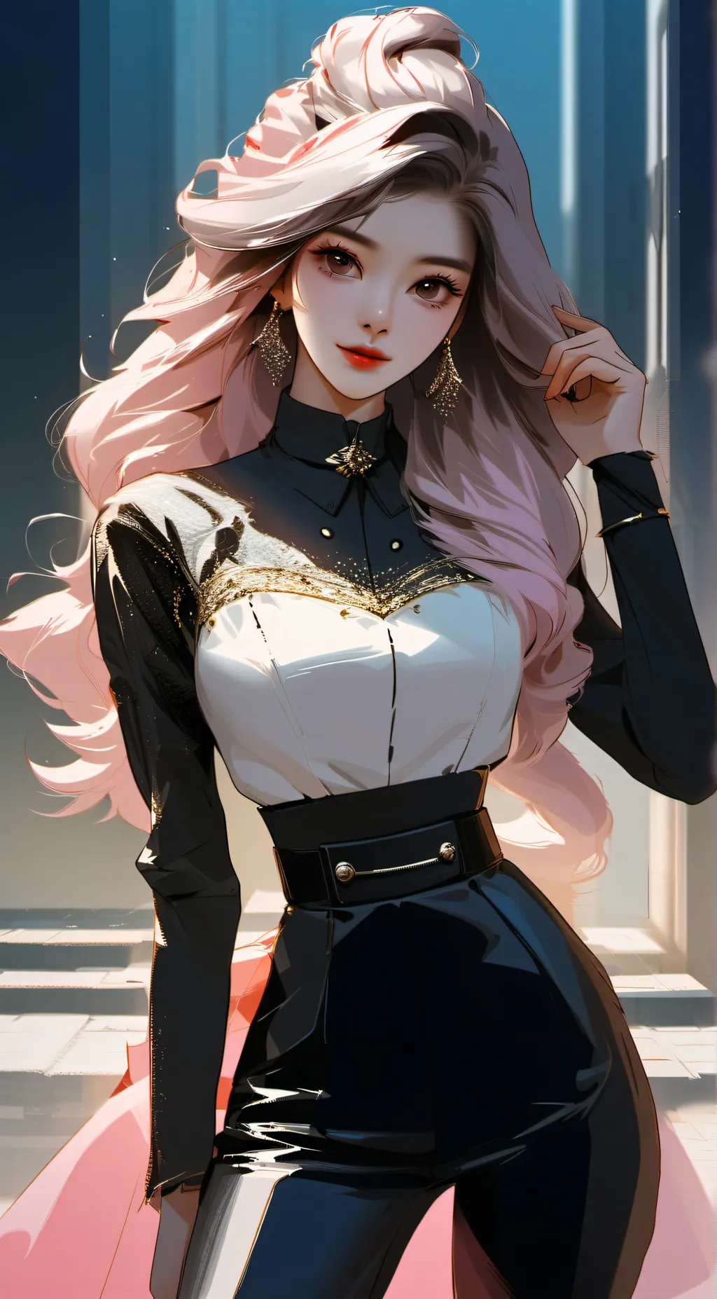 ai character: Queen of the girls background