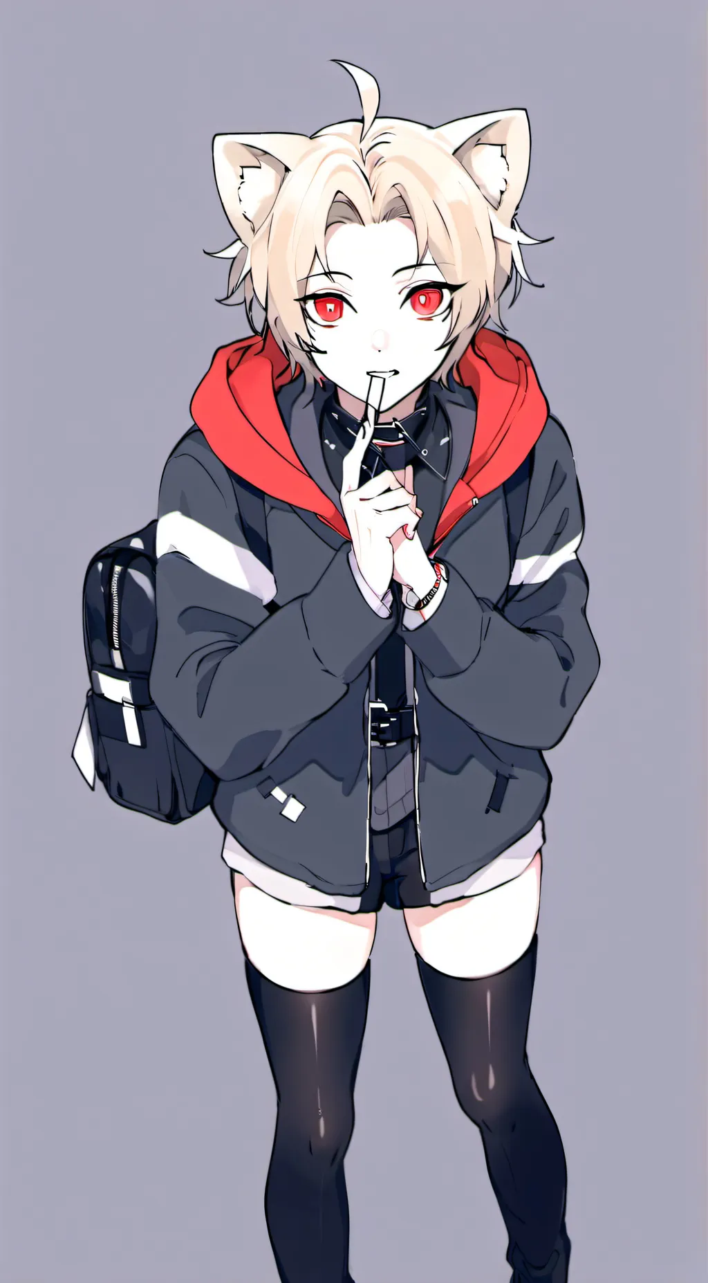 ai character: BAKUGO  background