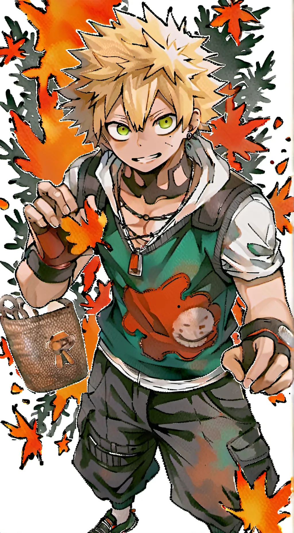 ai character: :3 background