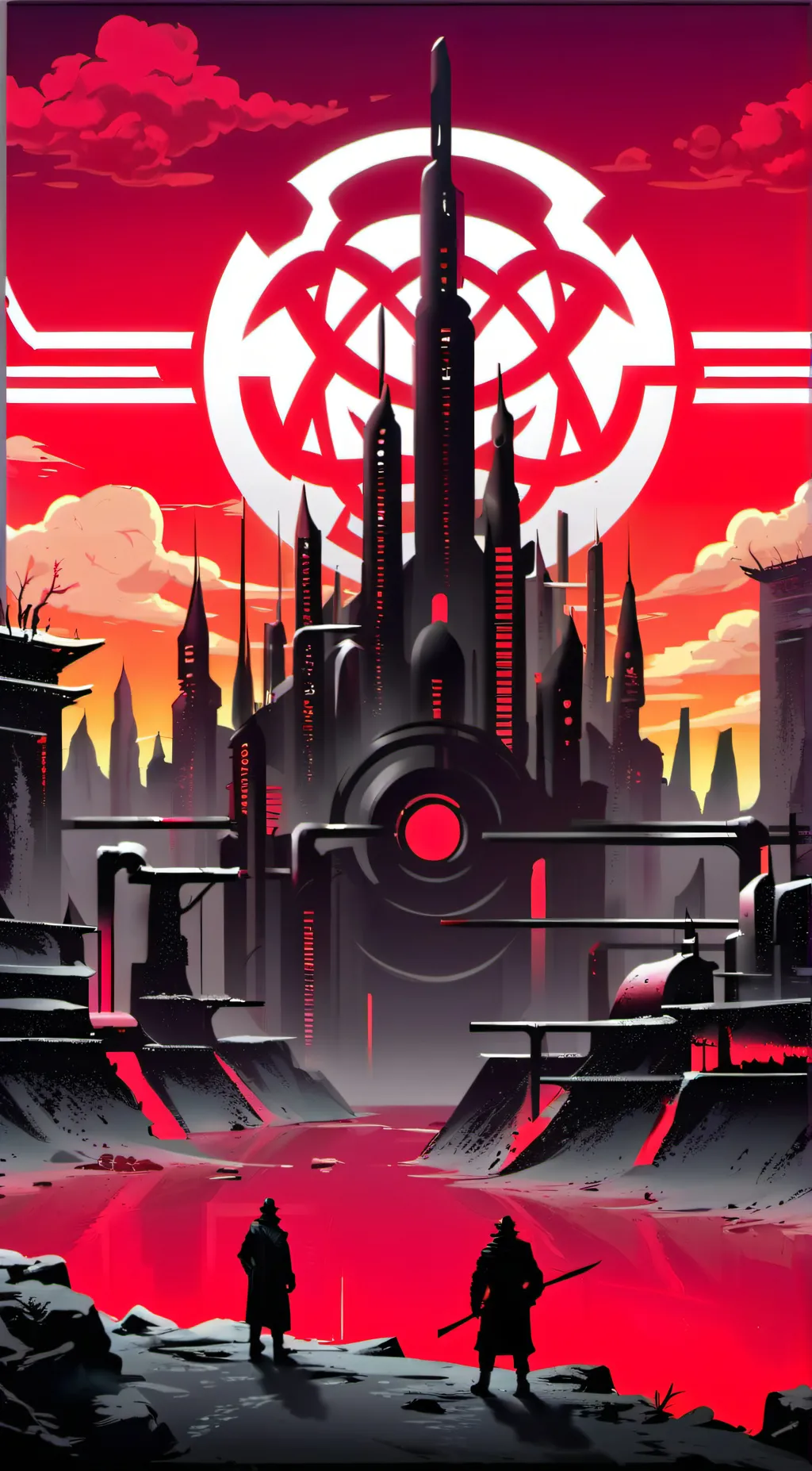 ai character: Hazbin Fortress 2 background